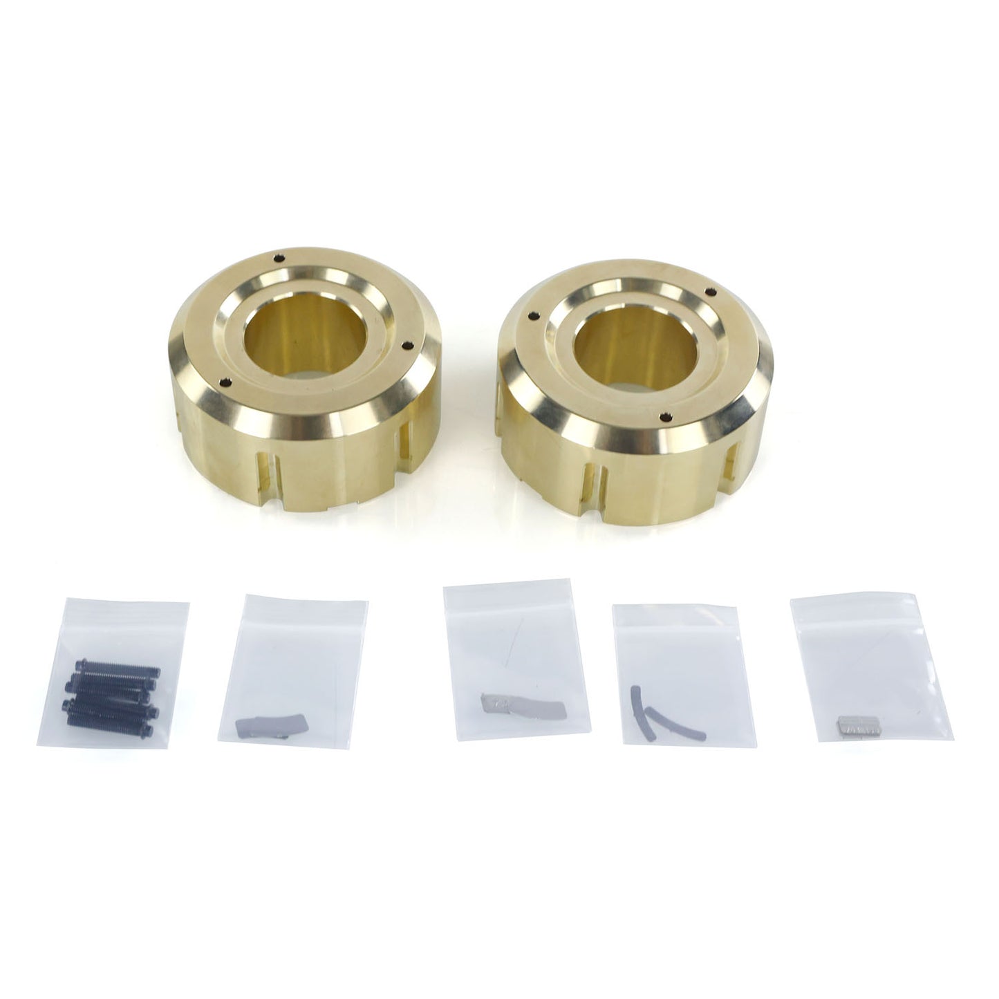 Brass Front Weight Increasing Module Counterweight for LESU 1/14 Hydraulic RC Tractor AOUE 1050 Farm Truck DIY Agricultural Car