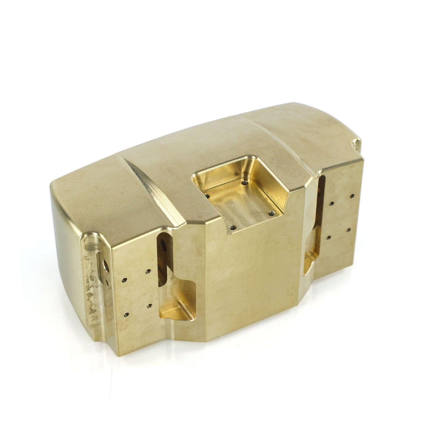 Brass Front Weight Increasing Module Counterweight for LESU 1/14 Hydraulic RC Tractor AOUE 1050 Farm Truck DIY Agricultural Car