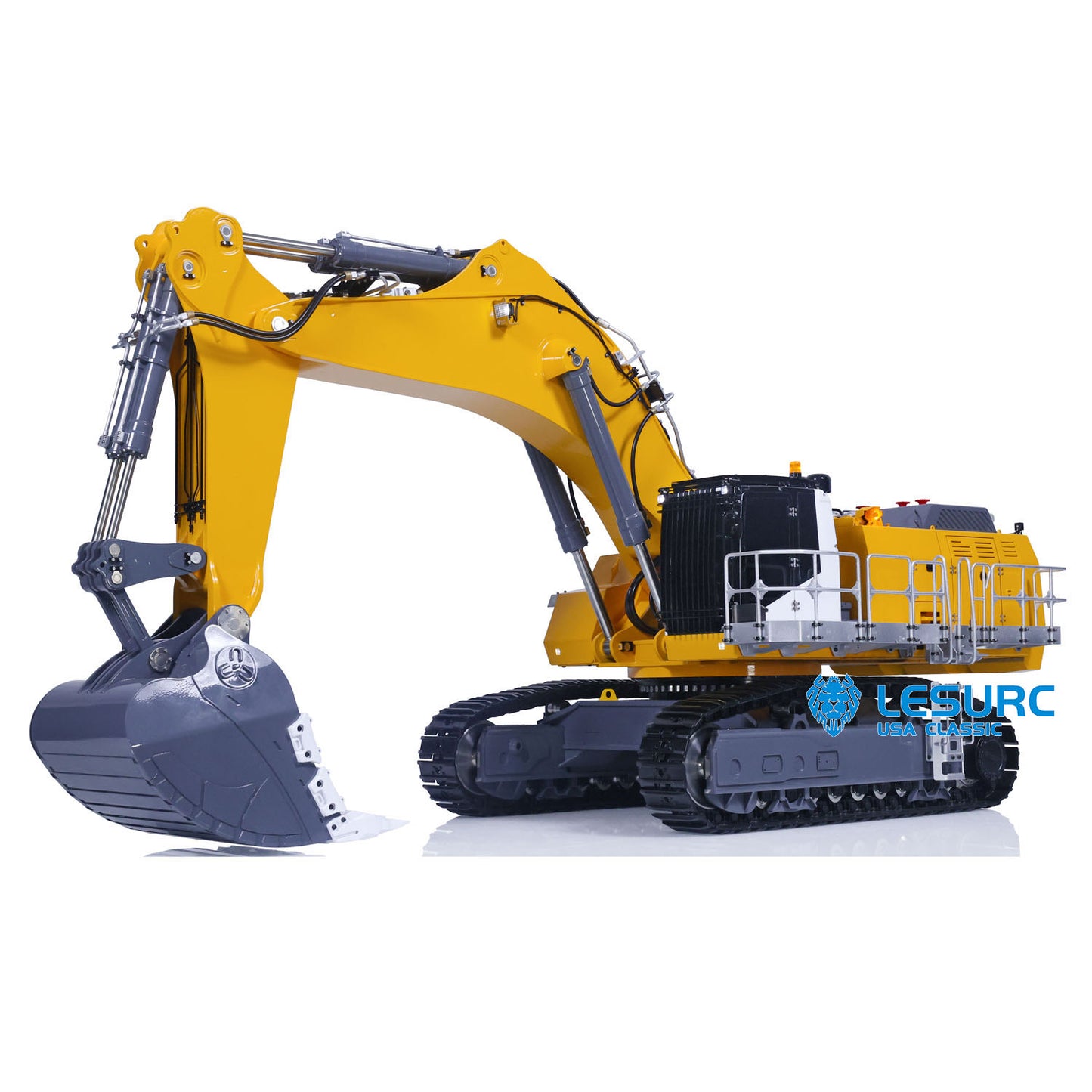 LESU AOUE 9150 1/14 RC Hydraulic Excavator Heavy Duty Remote Control Diggers Backhoe Shovel Double Oil Pump