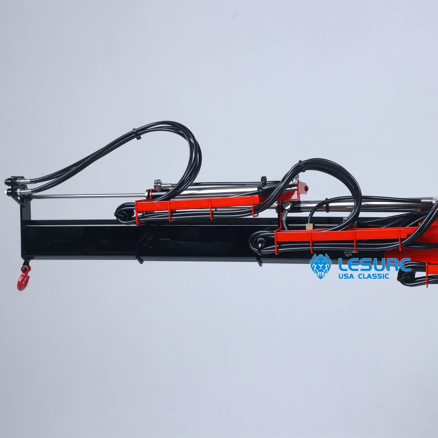 LESU Z0017 1/14 Metal Hydraulic 8x8 RC Dump Truck with Crane Brushless ESC 2 Transmission Differential Axles Sound Light System