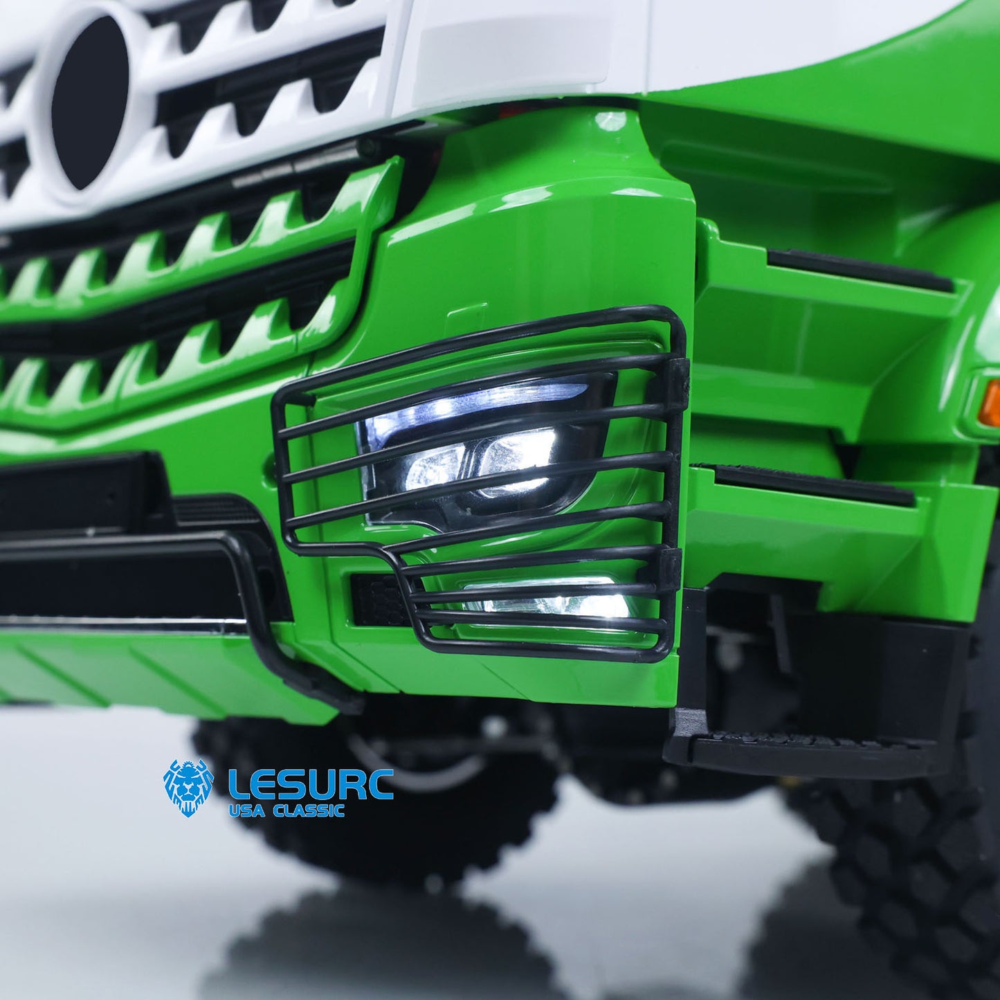 LESU Z0017 1/14 Metal Hydraulic 8x8 RC Dump Truck with Crane Brushless ESC 2 Transmission Differential Axles Sound Light System