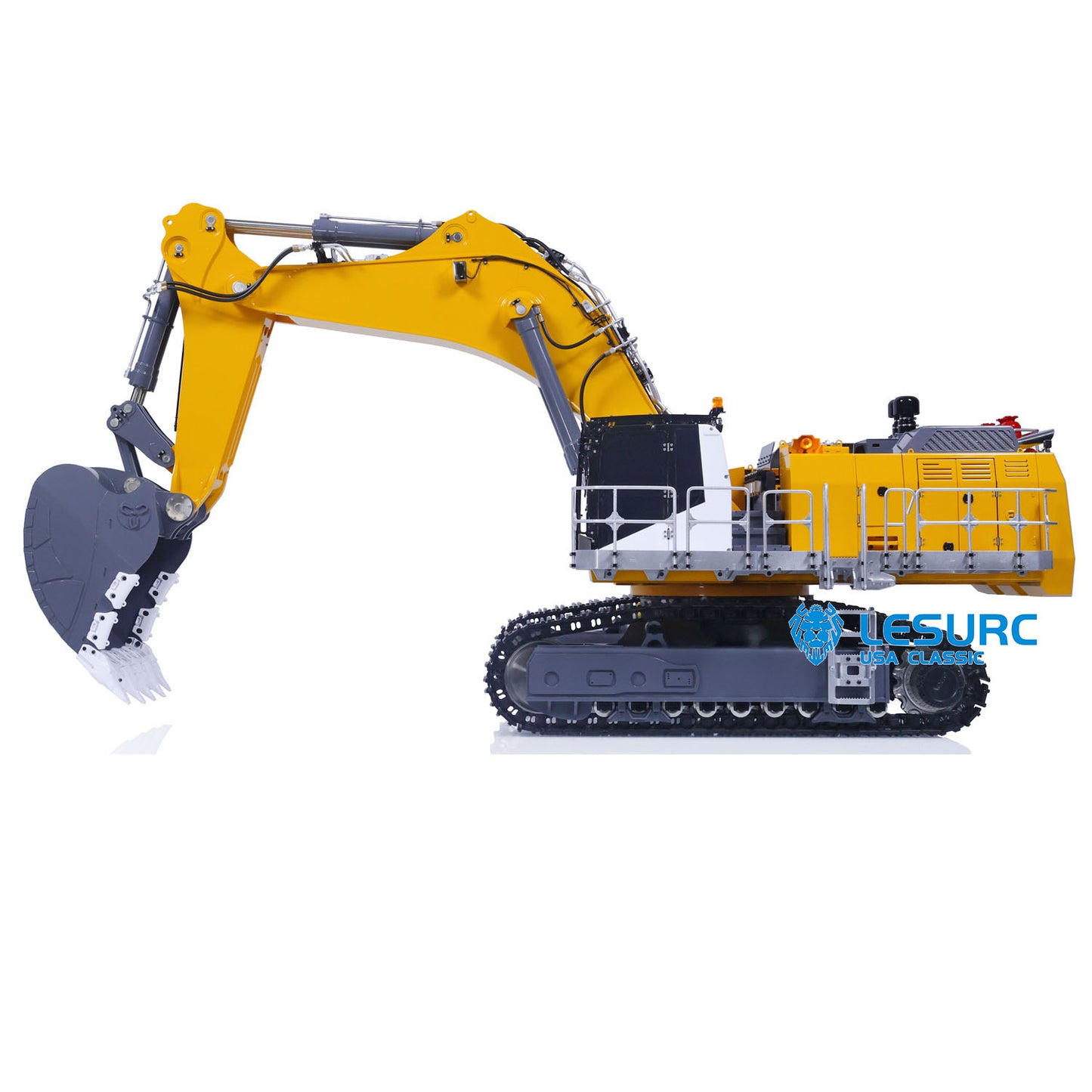 LESU AOUE 9150 1/14 RC Hydraulic Excavator Heavy Duty Remote Control Diggers Backhoe Shovel Double Oil Pump