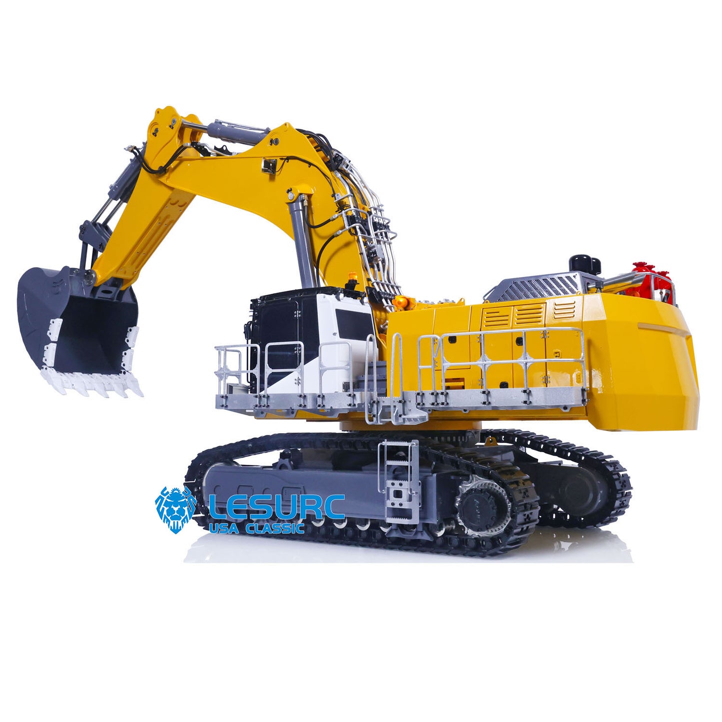 LESU AOUE 9150 1/14 RC Hydraulic Excavator Heavy Duty Remote Control Diggers Backhoe Shovel Double Oil Pump