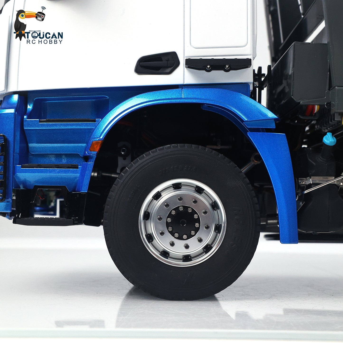 LESU 1/14 4X4 Skip Loader 3Speed 3363 MetalChassisRC Hydraulic Swing Arm Garbage Dump Truck Light Sound Hub Reduction Axle