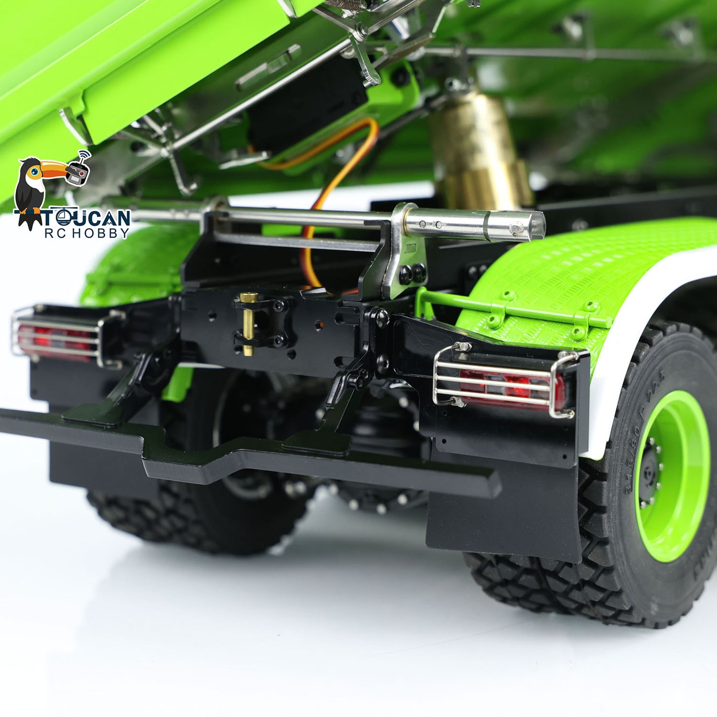 LESU Metal 1/14 6x6 RC Hydraulic Dumper Truck 3 ways Remote Control Tipper Model Assembled Car With ST8 Radio System Smoke Unit