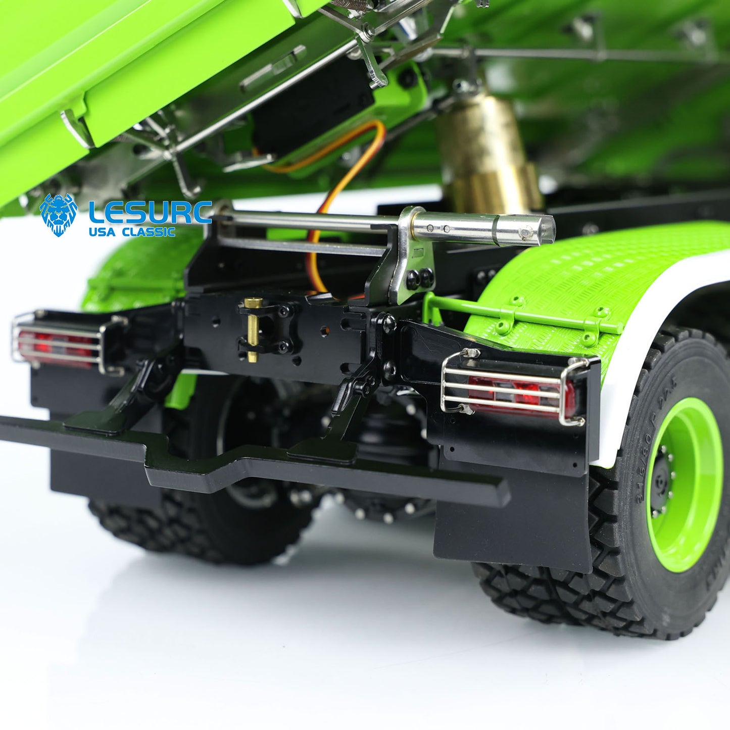 LESU A0009 1/14 Metal 3 Ways 6x6 RC Hydraulic Dump Truck with 3 Speed Transmission Differential Lock for Construction Hobby Expos