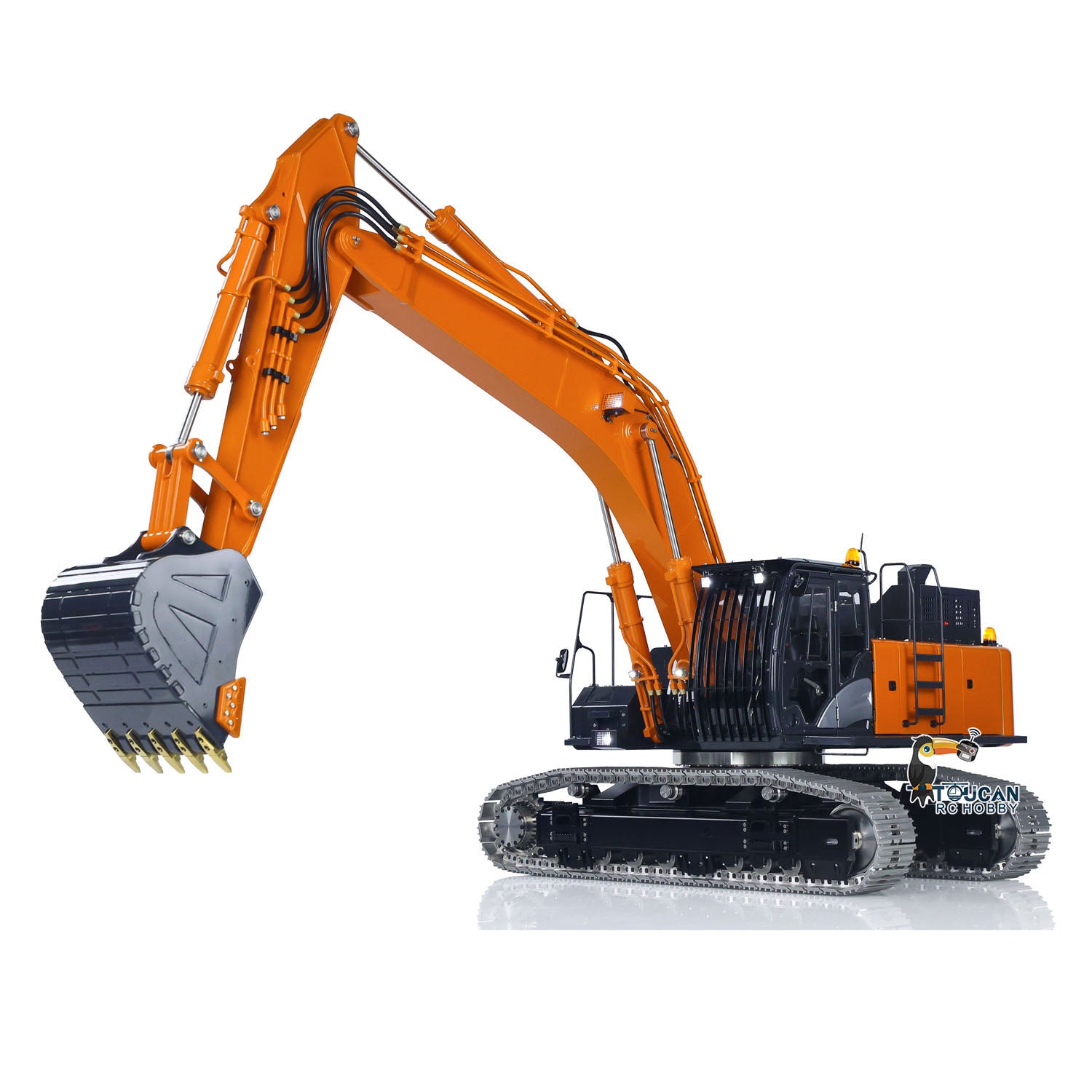 New Released! LESU 1/14 Aoue ZX490 Metal Hydraulic RC Excavator