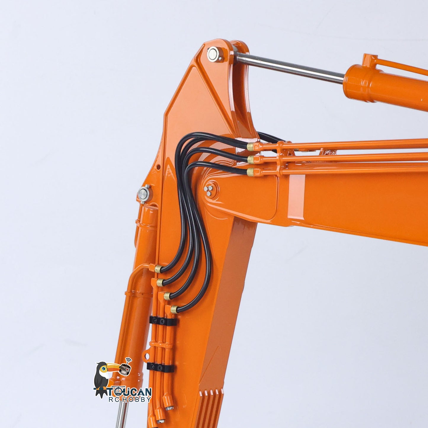 New Released! LESU 1/14 Aoue ZX490 Metal Hydraulic RC Excavator 2Arms 490 Remote Control Digger 6CH Valve