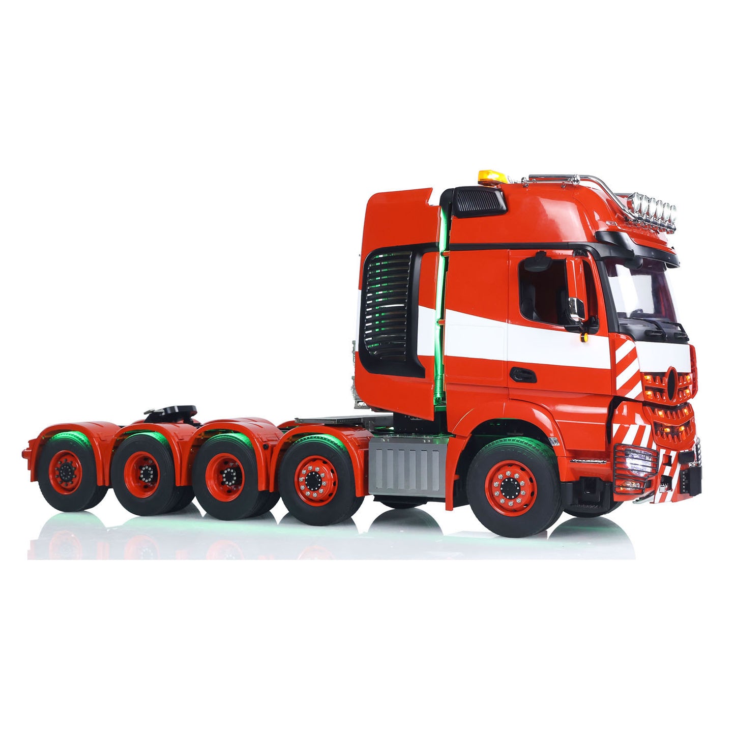 TOUCAN 10X8 Metal Chassis 3363 1/14 RC Tractor Truck RTR Lorry Car Smoke Sound 2Speed Gearbox ST8 Battery Rotating Light