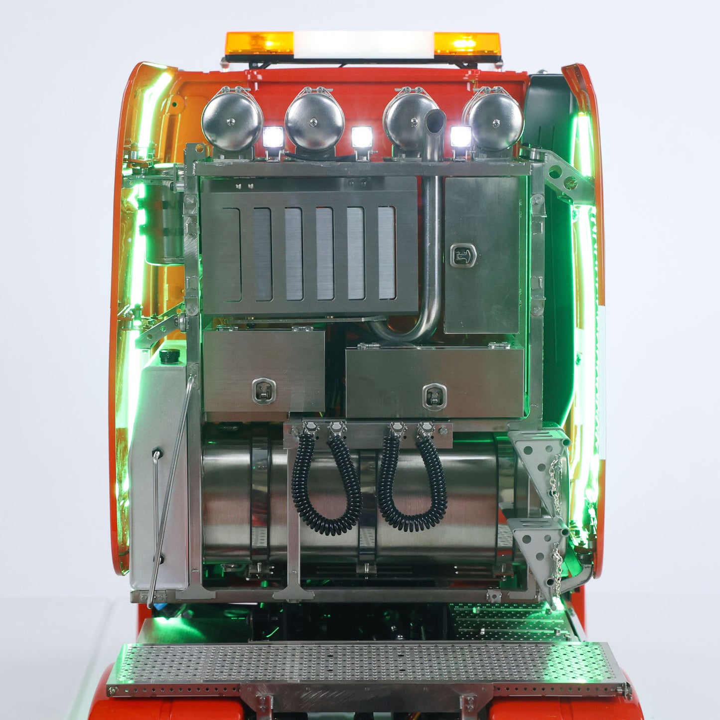 TOUCAN 10X8 Metal Chassis 3363 1/14 RC Tractor Truck RTR Lorry Car Smoke Sound 2Speed Gearbox ST8 Battery Rotating Light