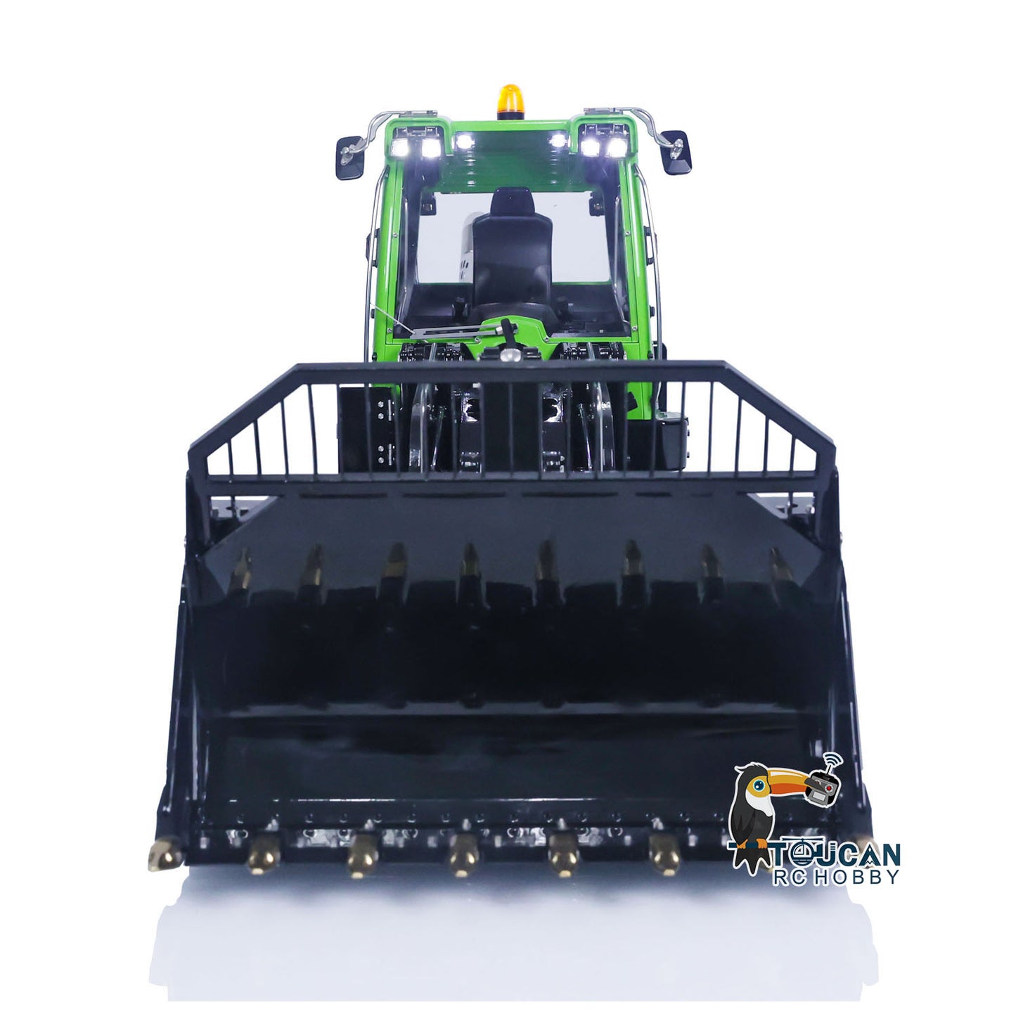 LESU 1/14 Metal RC Hydraulic Tracked Loader 636 Premium Version Remote Control Tracked Car Model With 4TH Reversing valve