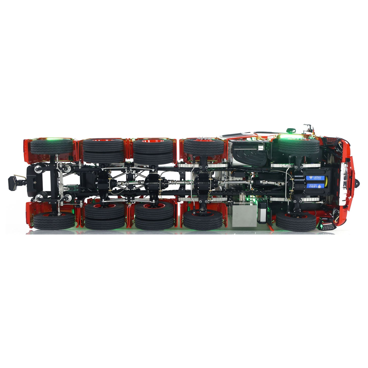 TOUCAN 10X8 Metal Chassis 3363 1/14 RC Tractor Truck RTR Lorry Car Smoke Sound 2Speed Gearbox ST8 Battery Rotating Light