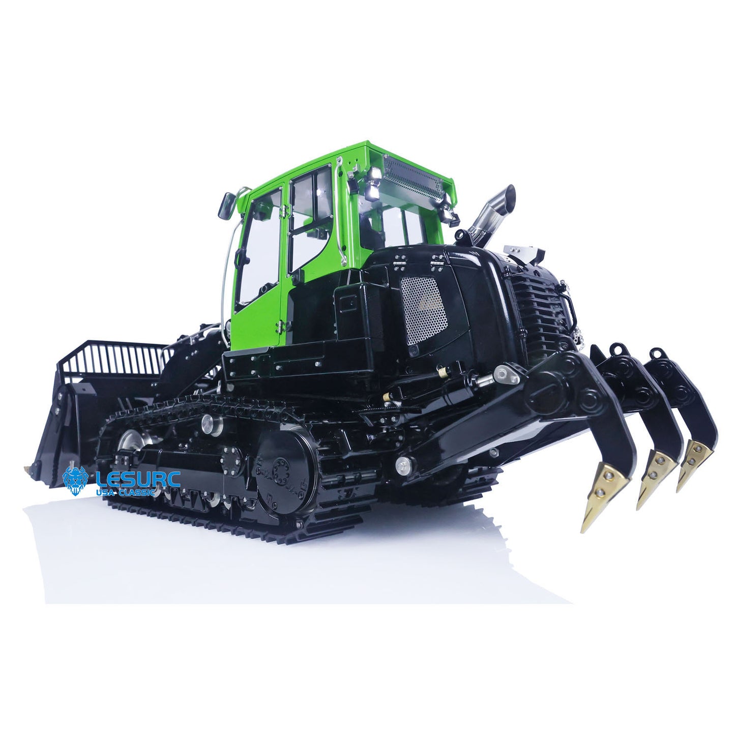 LESU LR636 1/14 Metal Hydraulic RC Tracked Loader Brushless Motor PL18EV Lite Remote Controller 4 Ways Directional Valve Sound Light System