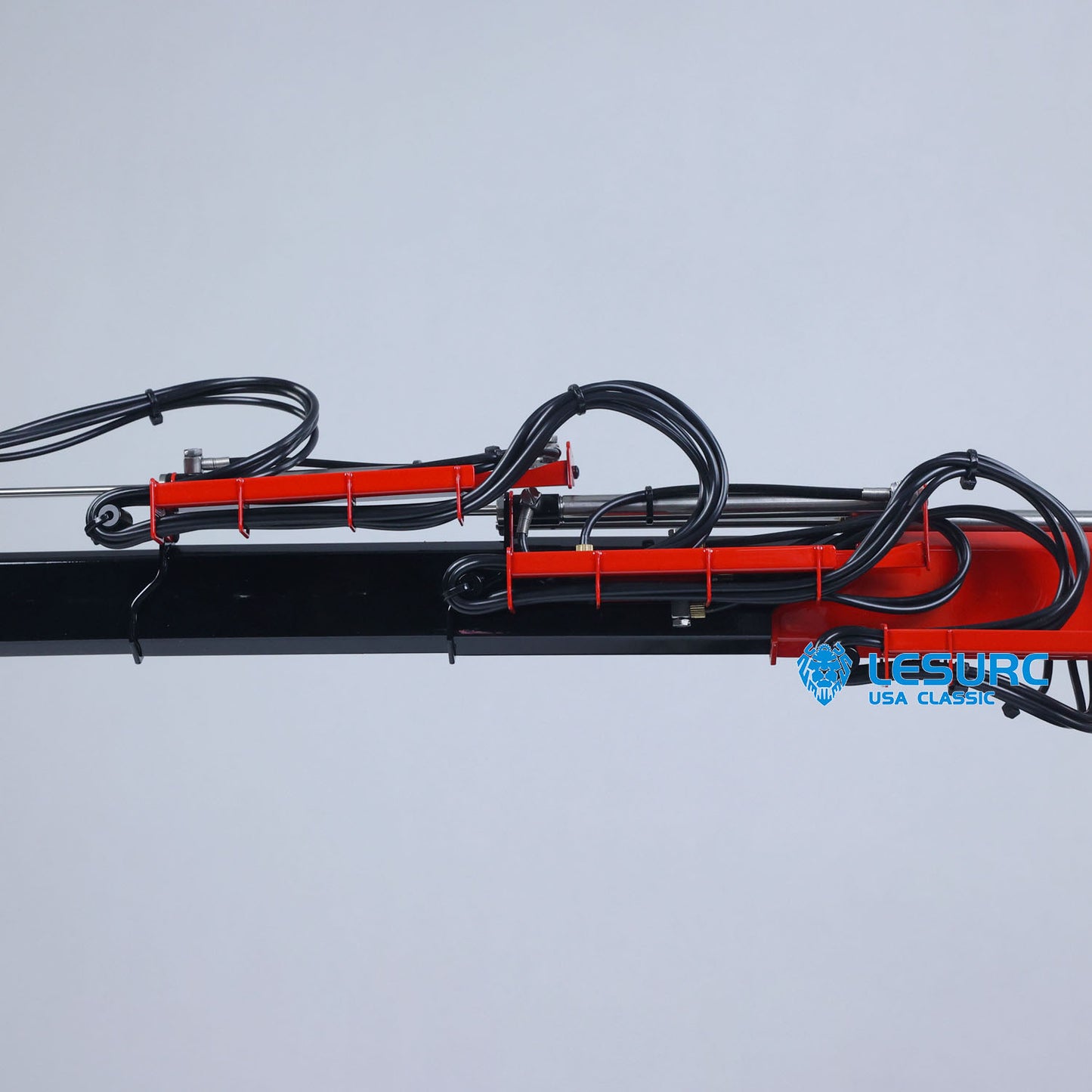 LESU Z0017 1/14 Metal 8X8 RC Roll On Off Dump Truck RTR with Hydraulic Crane FlySky Paladin PL18EV Radio System 2Speed Transmission Light Sound