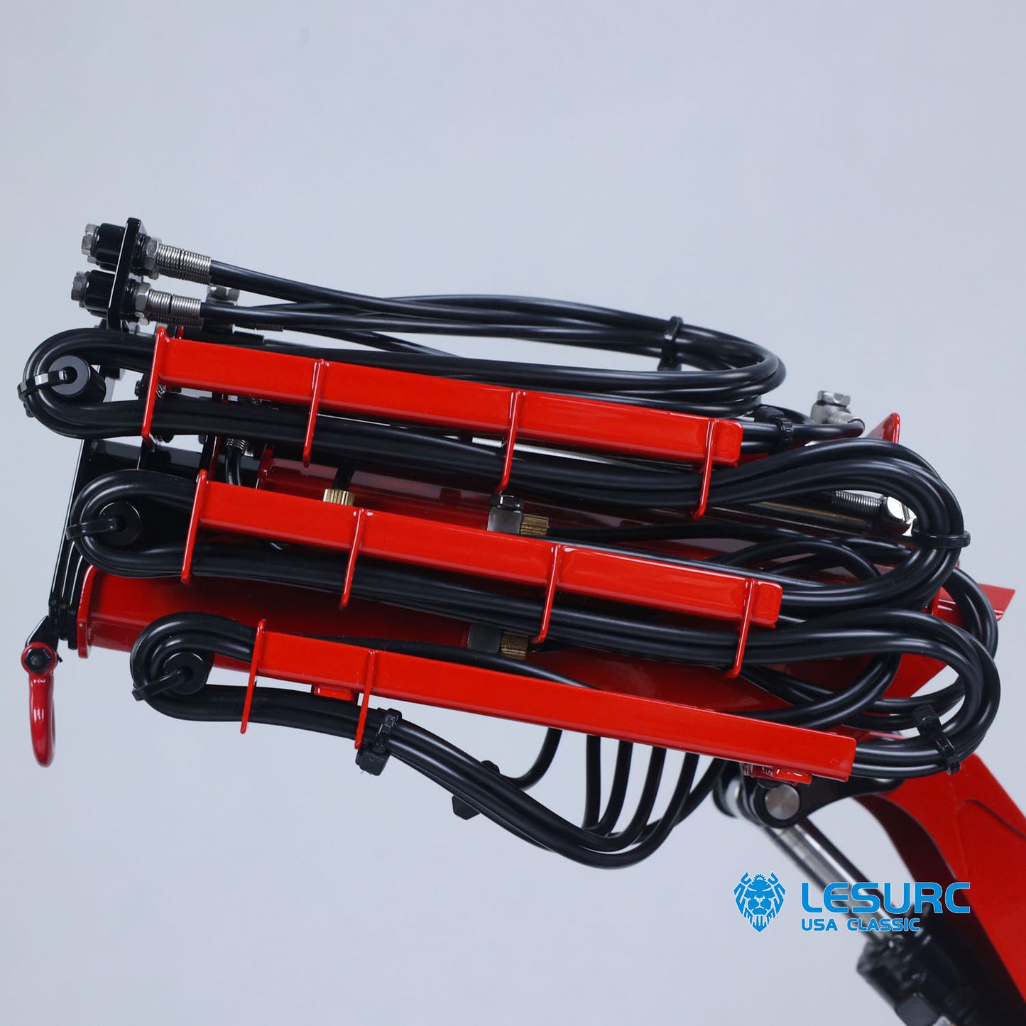 LESU Z0017 1/14 Metal 8X8 RC Roll On Off Dump Truck RTR with Hydraulic Crane FlySky Paladin PL18EV Radio System 2Speed Transmission Light Sound