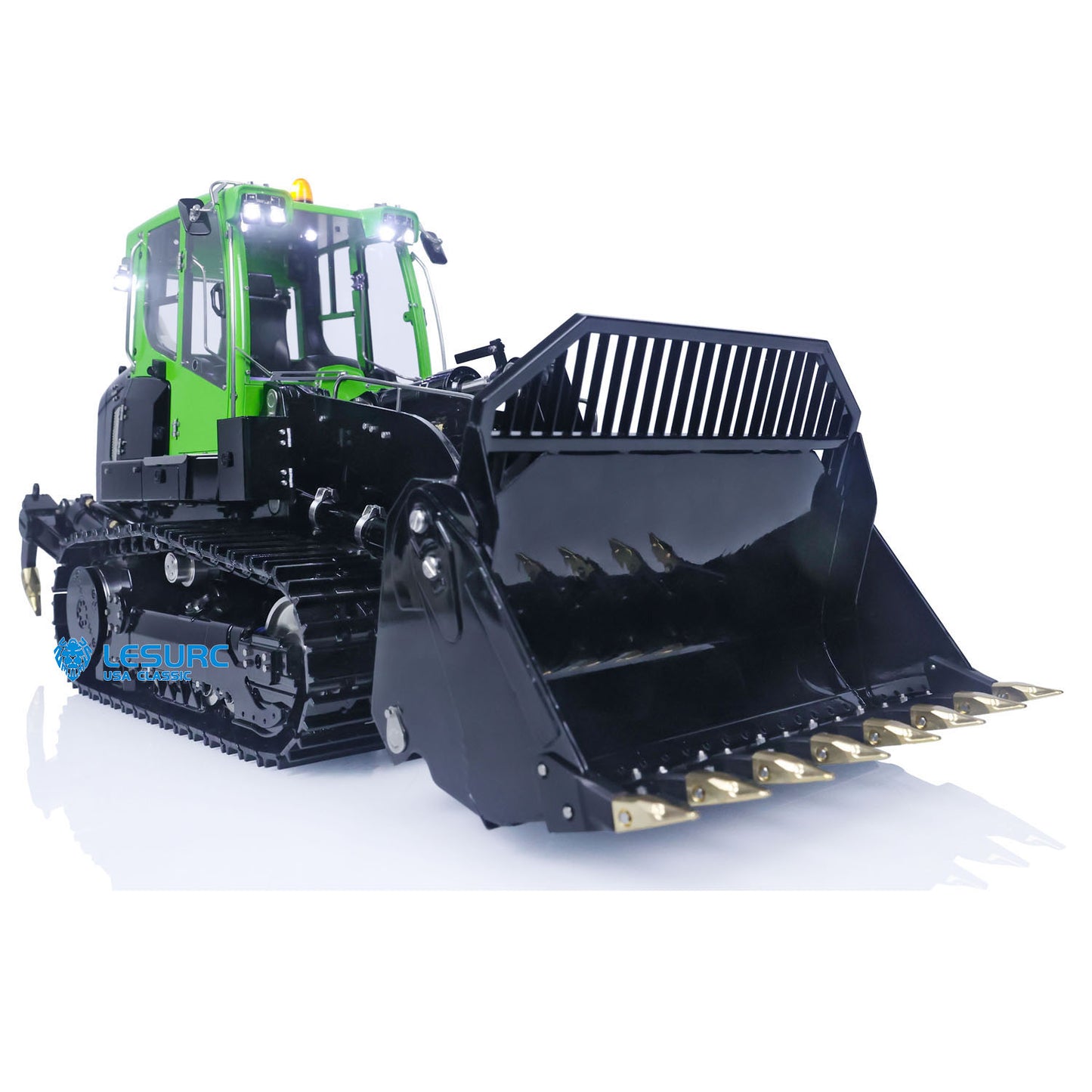 LESU LR636 1/14 Metal Hydraulic RC Tracked Loader Brushless Motor PL18EV Lite Remote Controller 4 Ways Directional Valve Sound Light System