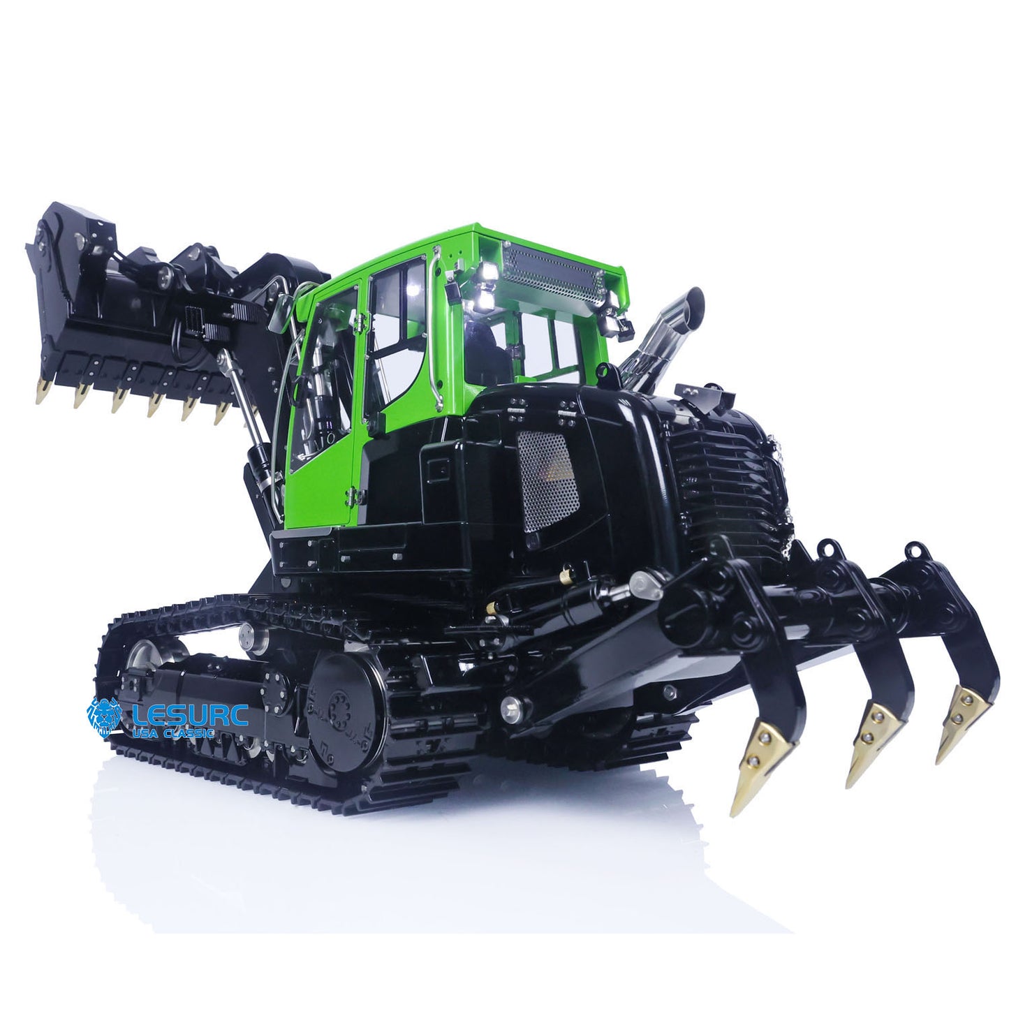 LESU 636 1/14 Hydraulic RC Loaders Metal Remote Control Construction Vehicles CNC Model Light Sound