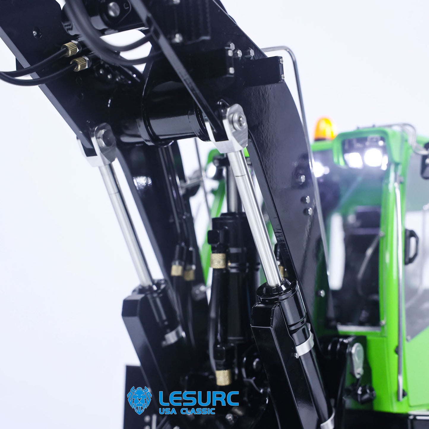 LESU LR636 1/14 Metal Hydraulic RC Tracked Loader Brushless Motor PL18EV Lite Remote Controller 4 Ways Directional Valve Sound Light System