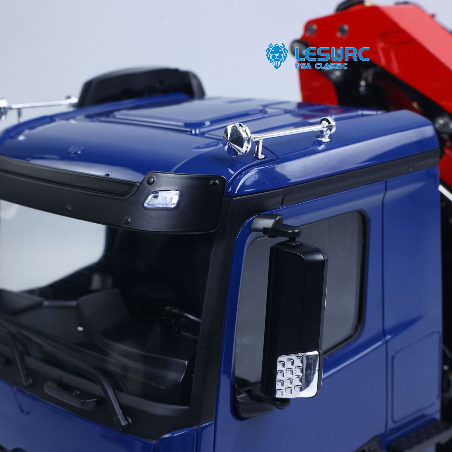 LESU Z0017 1/14 Metal 8X8 RC Roll On Off Dump Truck RTR with Hydraulic Crane FlySky Paladin PL18EV Radio System 2Speed Transmission Light Sound