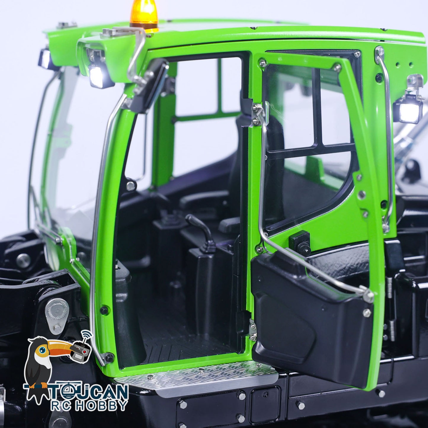 LESU 1/14 Metal RC Hydraulic Tracked Loader 636 Premium Version Remote Control Tracked Car Model With 4TH Reversing valve