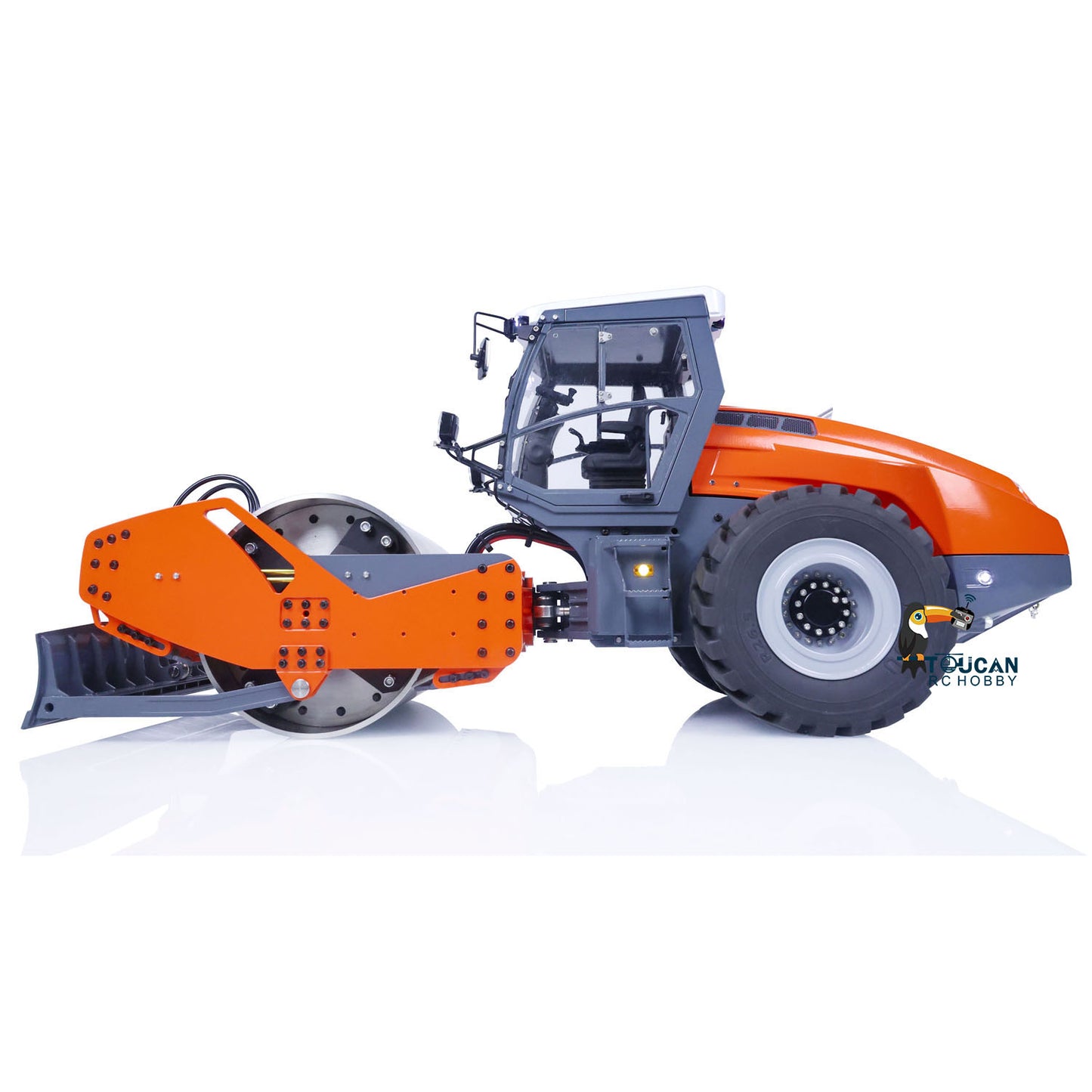 LESU 1/14 Metal Hydraulic Remote Control Road Roller Aoue-H13i Construction Car Model With I6S Radio System E350 Charger