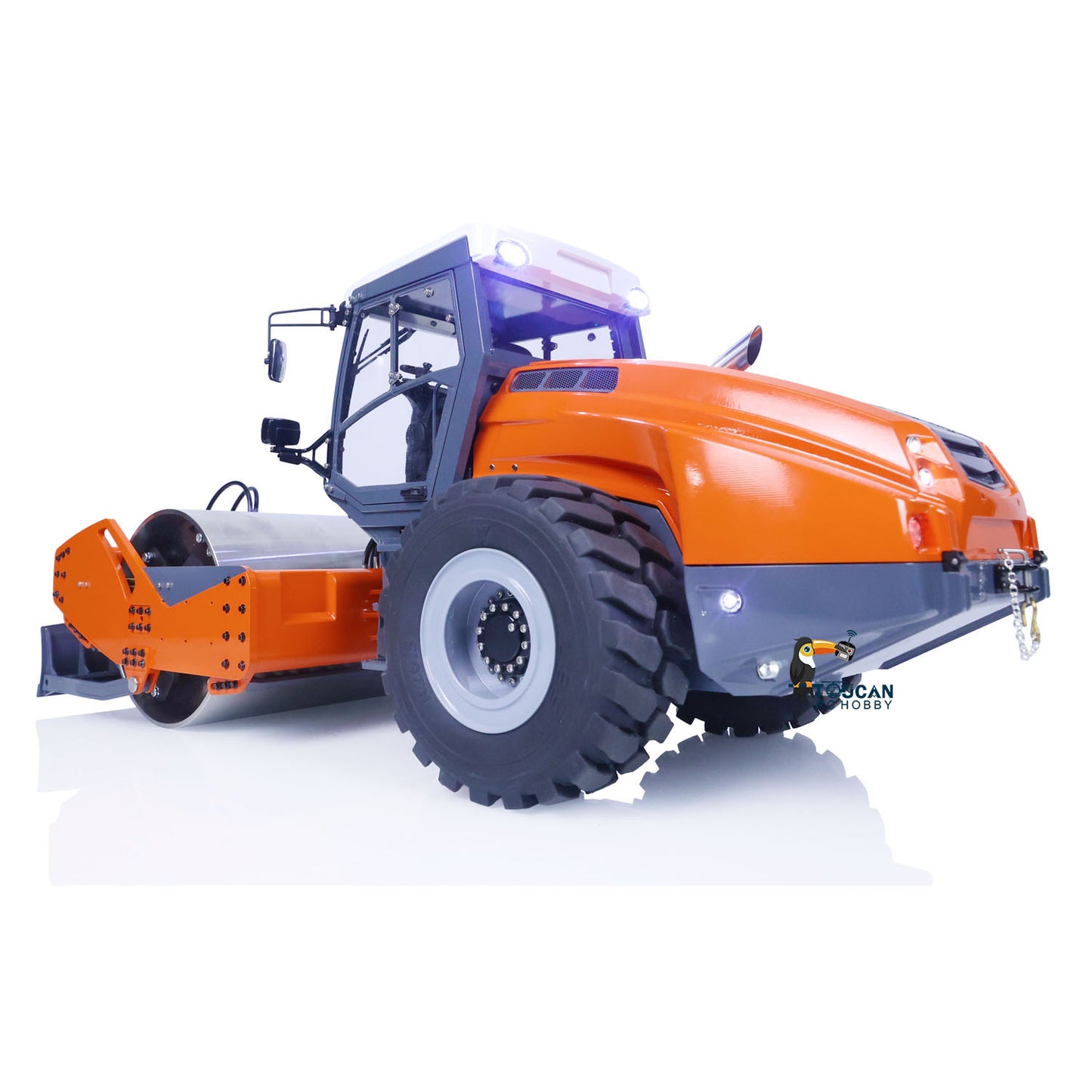 LESU 1/14 Metal Hydraulic Remote Control Road Roller Aoue-H13i Construction Car Model With I6S Radio System E350 Charger