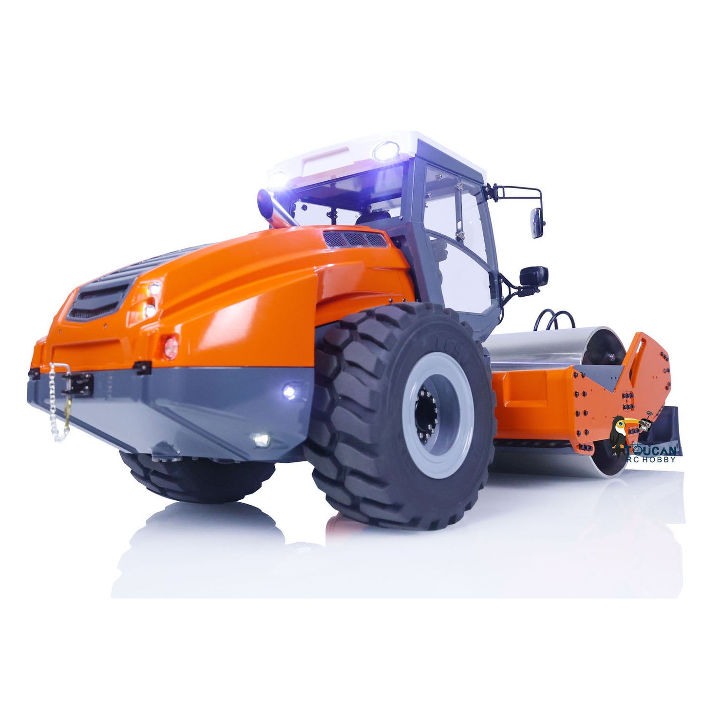 LESU 1/14 Metal Hydraulic Remote Control Road Roller Aoue-H13i Construction Car Model With I6S Radio System E350 Charger
