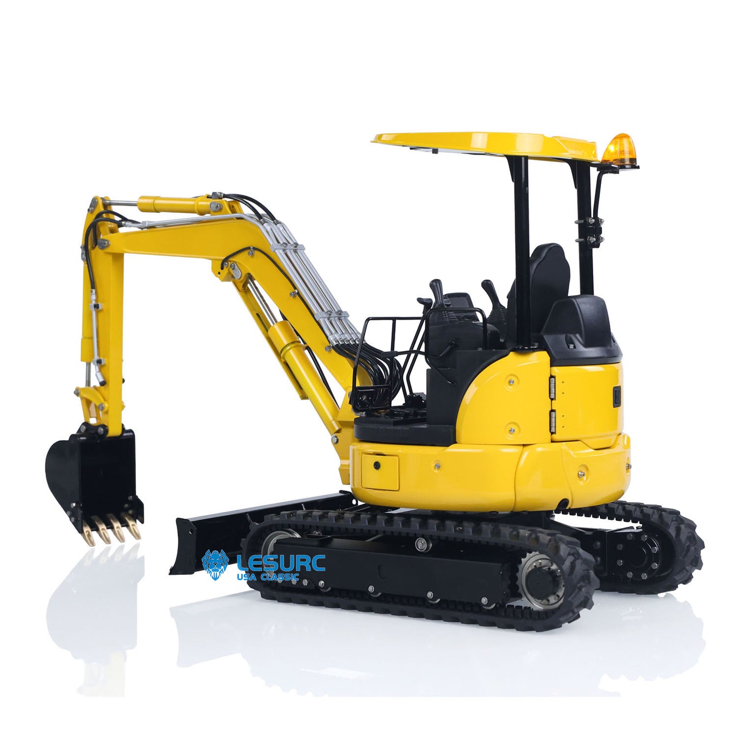 LESU PC30 1/14 Metal RC Hydraulic Excavator B0003 RTR 6CH Reversing Valve Mini Digger Brushless Rotary Drive Motor Sound & Light FrSky X14 Controller