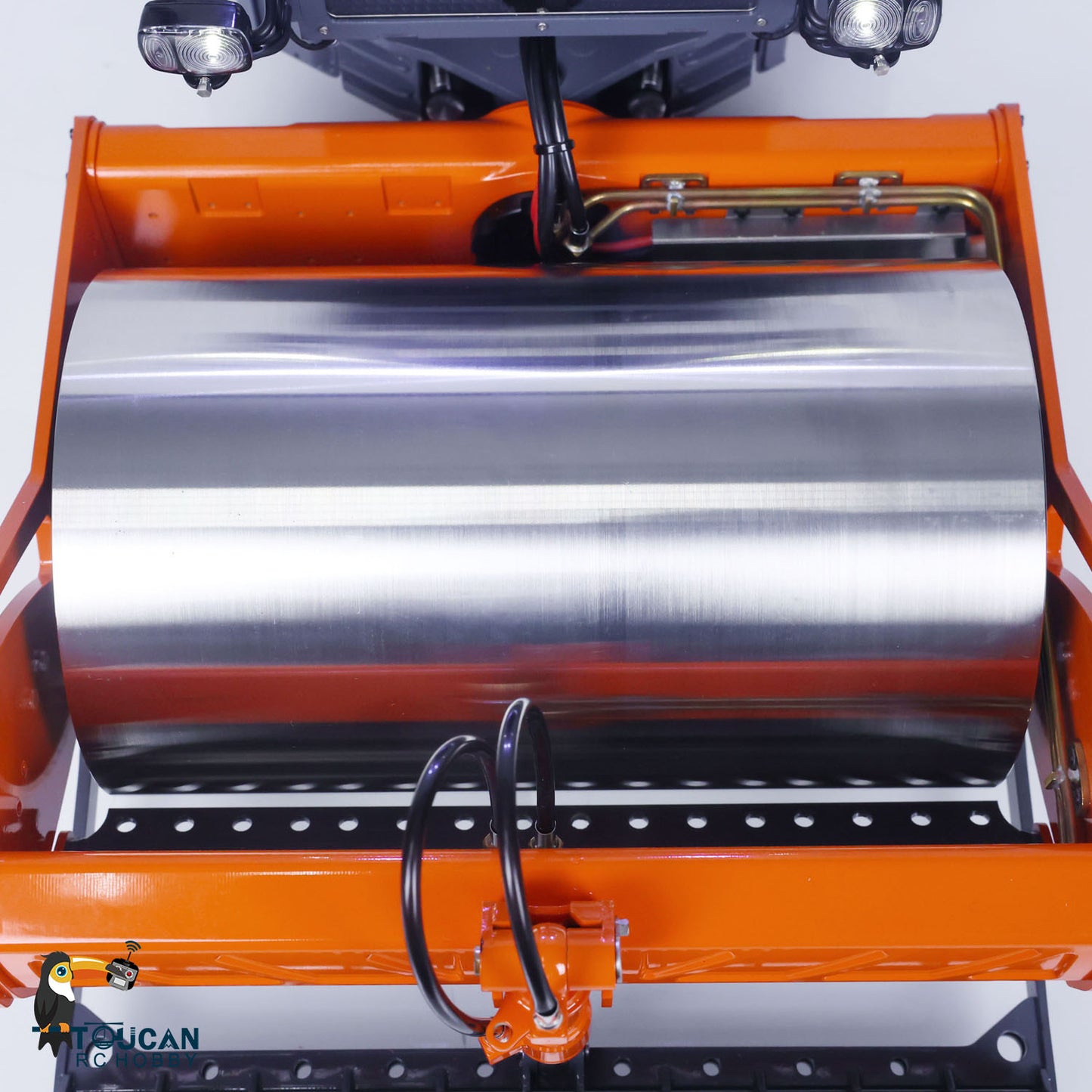 LESU 1/14 Metal Hydraulic Remote Control Road Roller Aoue-H13i Construction Car Model With I6S Radio System E350 Charger