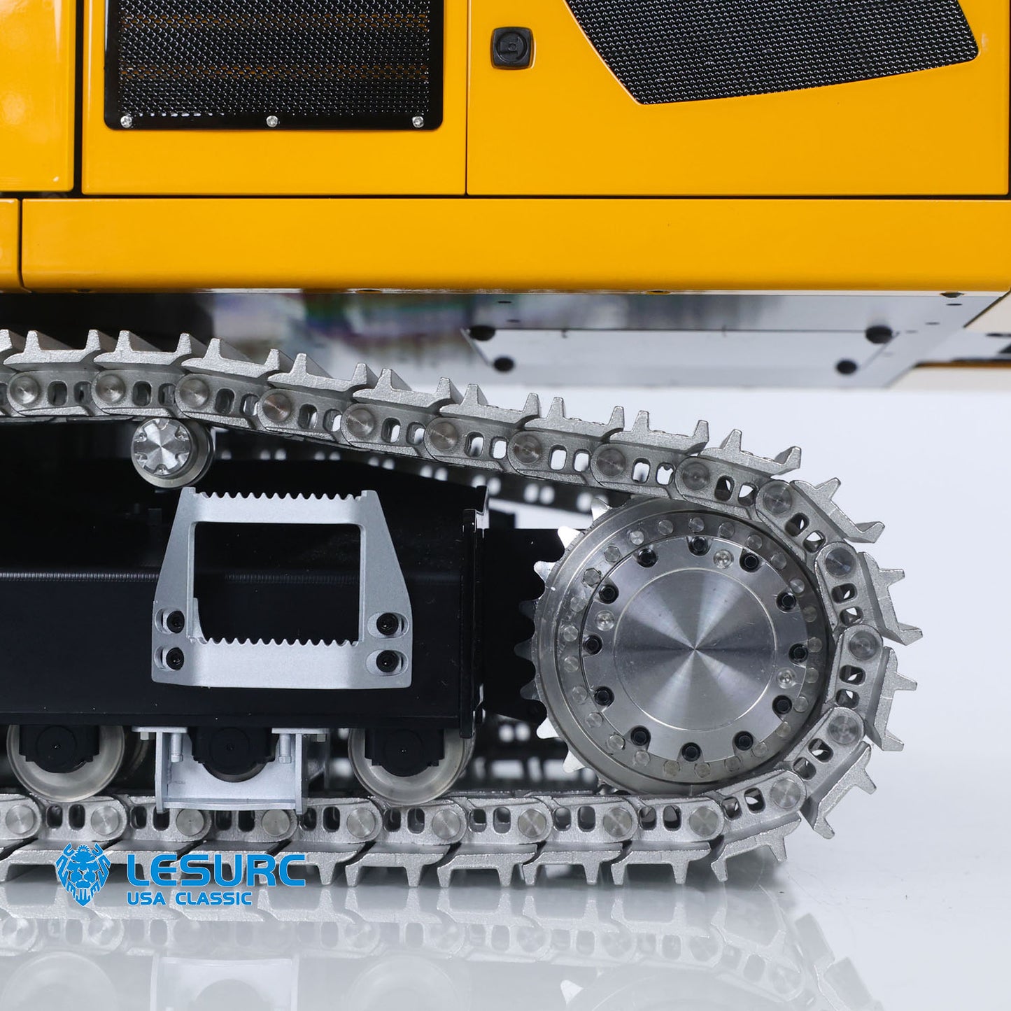 LESU LR956 1/14 Metal RC Hydraulic Excavator B0040 RTR Dual Pump Digger with FlySky PL18EV Lite Radio Controller Light System Quick Release Coupler