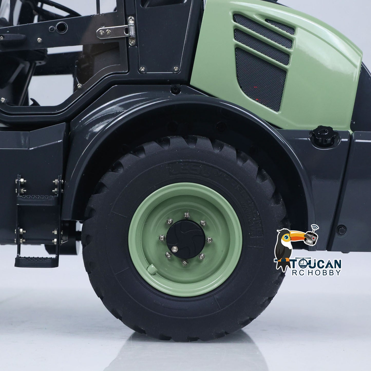 RTR LESU Metal 1/14 Remote Control Hydraulic Loader Aoue WA100M-8 4CH Valve RC Engineering Vehicle Quick Coupler Lights Sounds