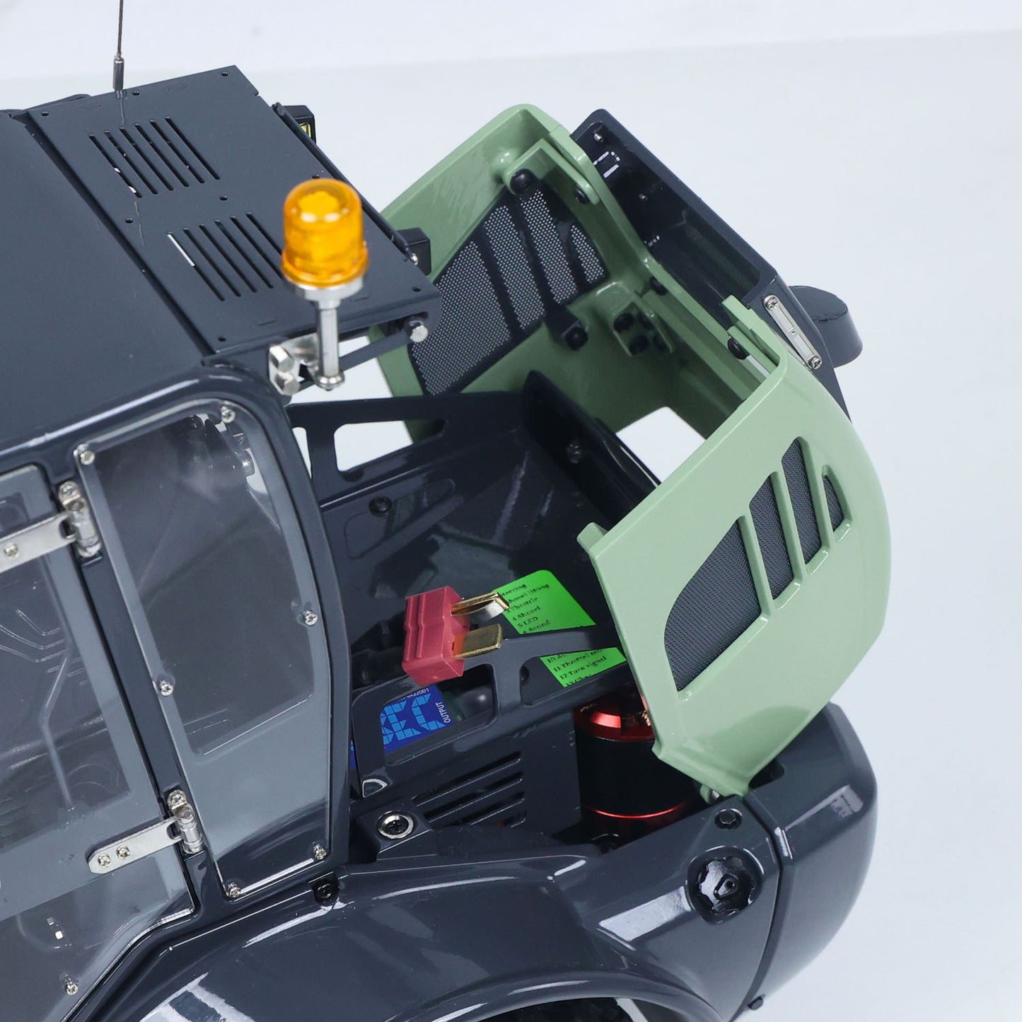 IN STOCK LESU Aoue WA100M-8 Metal 1/14 Remote Control Hydraulic Loader A0021 FlySky ST8 Radio Controller 4CH Valves Lights Sounds