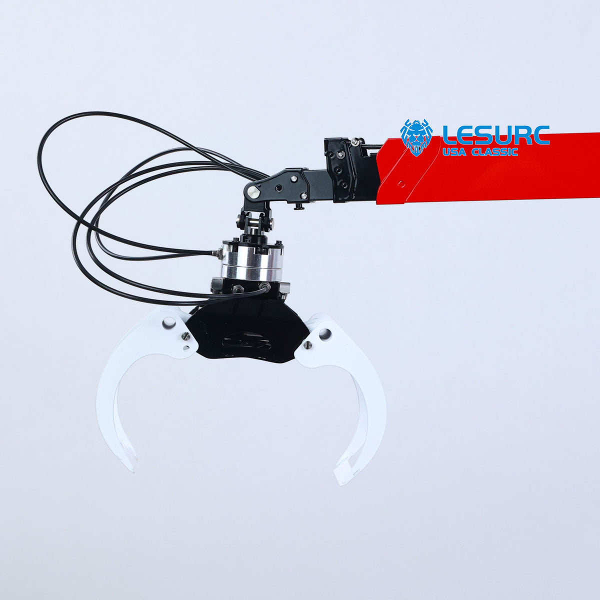 LESU Z0073 1/14 RC Logging Truck Timber Transport Vehicle with Hydraulic Crane 6x6 Metal Chassis 8CH Valves 3Speed Gearbox Light Sound