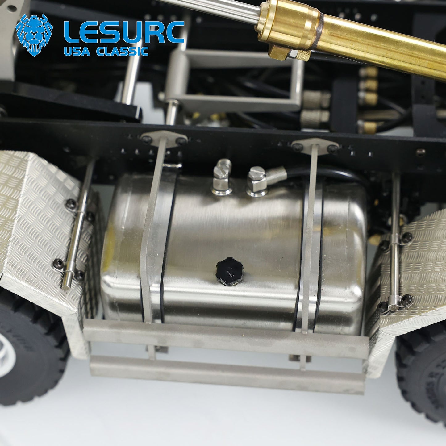 LESU 1/14 8x8 Hydraulic RC Dump Truck Roll On/Off Truck Metal Waste Bin Bucket Tipper Car I6S Radio Control