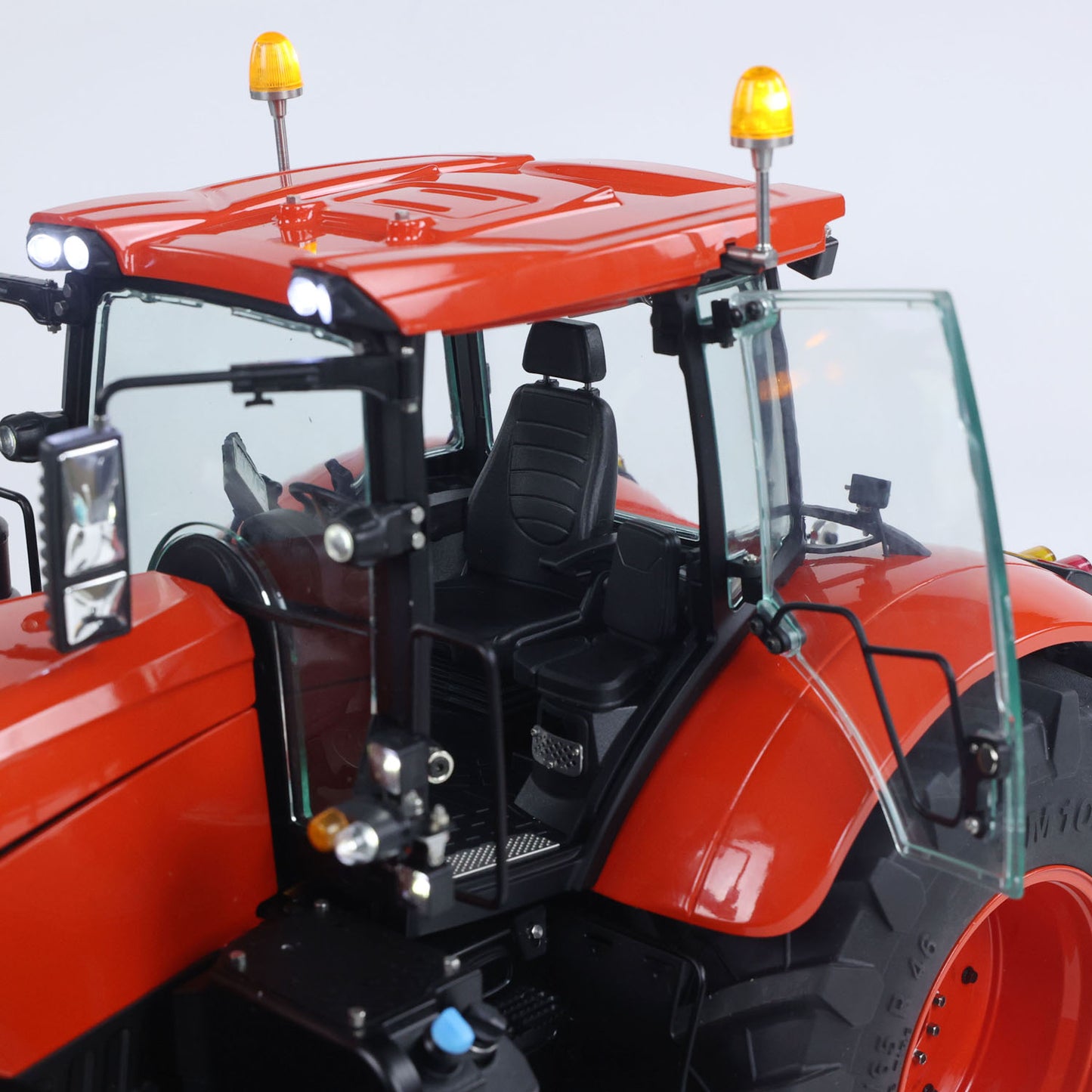 IN Stock LESU Metal 1/14 RC Tractor Truck AOUE 1050 4x4 Hydraulic Farm vehicle K500 Seedbed Pre-sowing Soil Preparation Planter Plough Light Sound