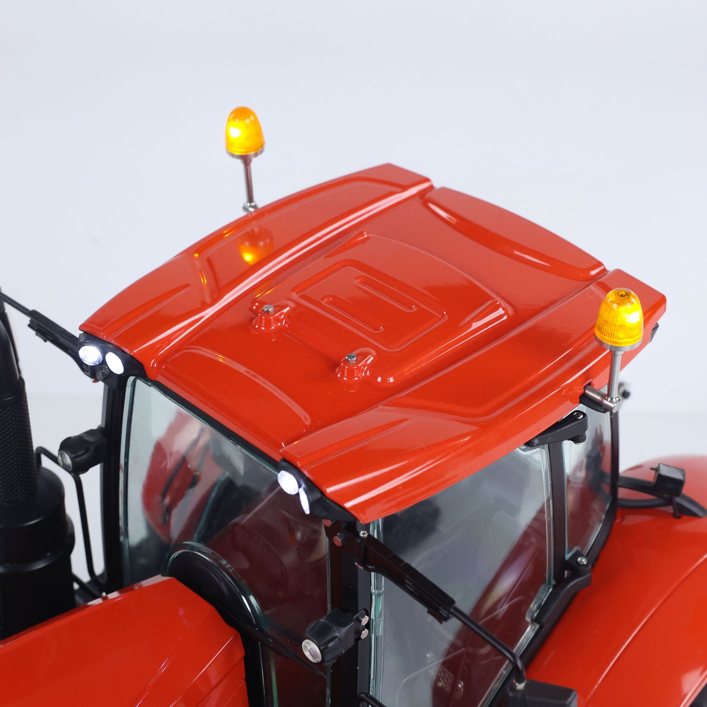 LESU Metal 4x4 1/14 RC Tractor Truck AOUE 1050 K500 Seedbed Pre-sowing Soil Preparation Planter Plough Hydraulic Agricultural Vehicles Frsky PL18EV Lite
