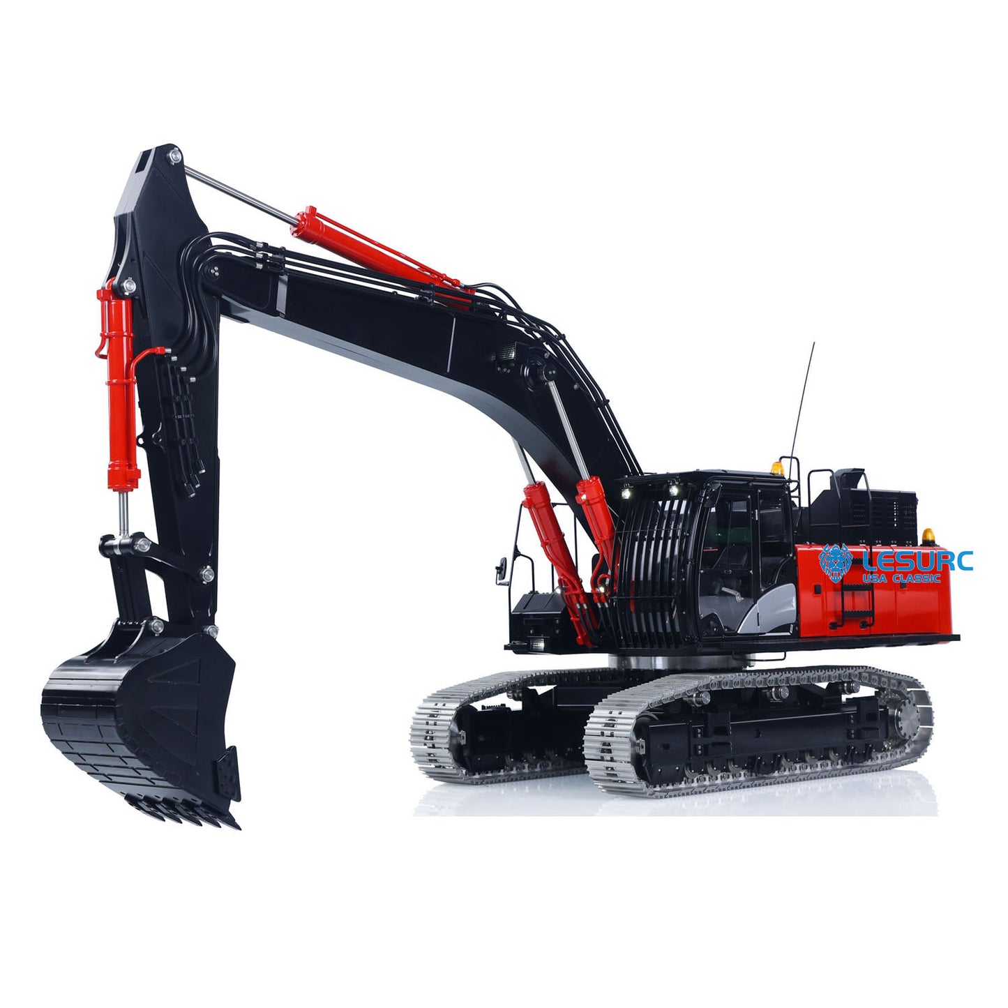 LESU 1/14 Remote Control Hydraulic Excavator Aoue ZX490 RTR CNC Metal RC Digger Car 6CH Valve Light Sound Paladin PL18EV Lite