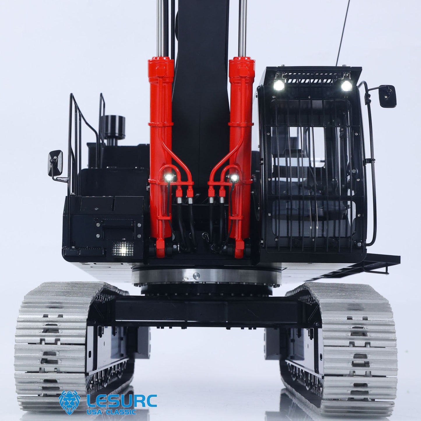LESU Aoue ZX490 1/14 Remote Control Hydraulic Excavator KIT CNC Metal RC Digger Car 6CH Valve Light Brushless Pump Motor Model