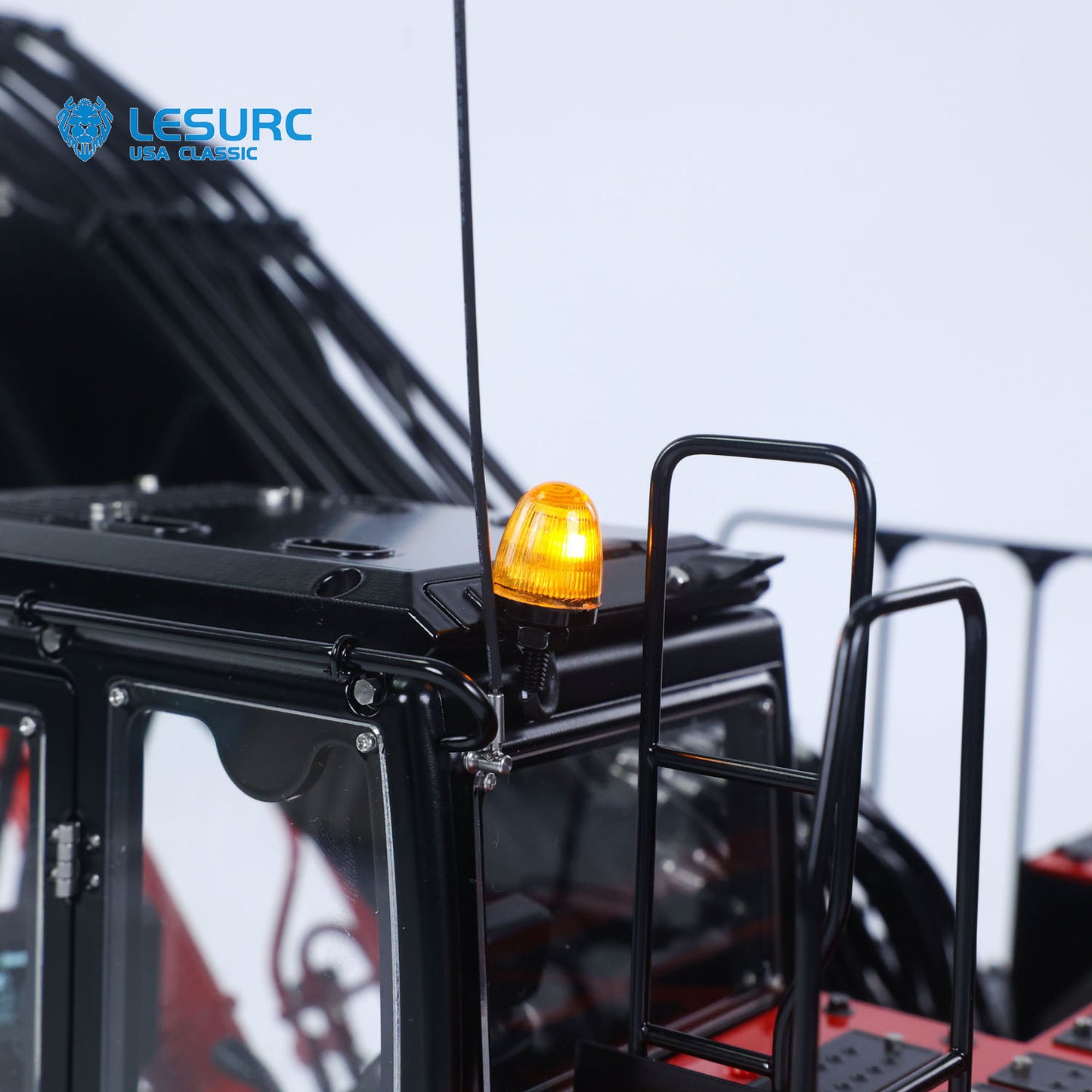 LESU Aoue-ZX490 1/14 Metal RC Hydraulic Excavator B0026 with FlySky PL18EV Lite Radio Controller 6CH Valve Brushless Motor Light Sound System