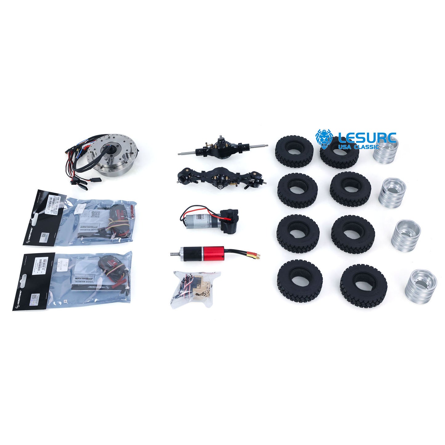 1/14 Scale LESU RC Model Metal Hydraulic Aoue ET30H Wheeled Excavator Digger Pump Valve Light Motor ESC Servo Upgrade Accessories