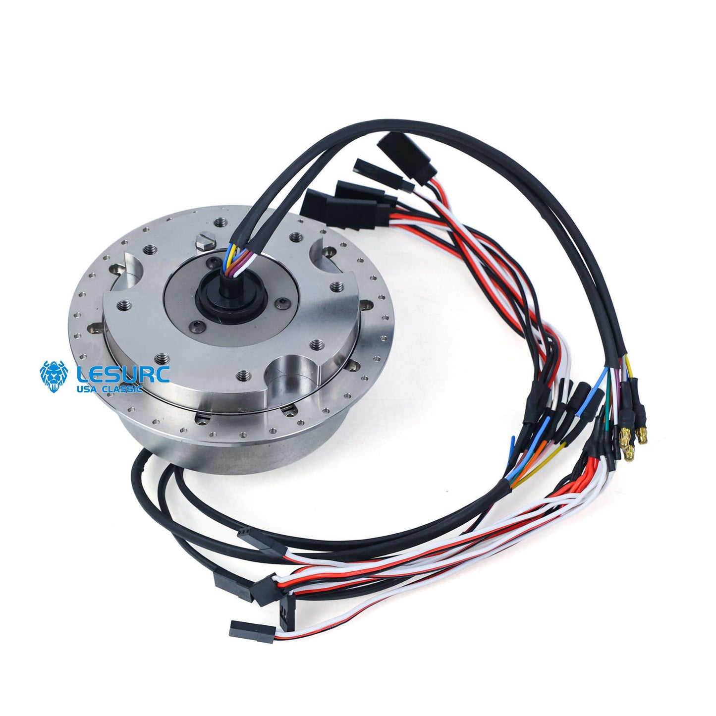 1/14 Scale LESU RC Model Metal Hydraulic Aoue ET30H Wheeled Excavator Digger Pump Valve Light Motor ESC Servo Upgrade Accessories