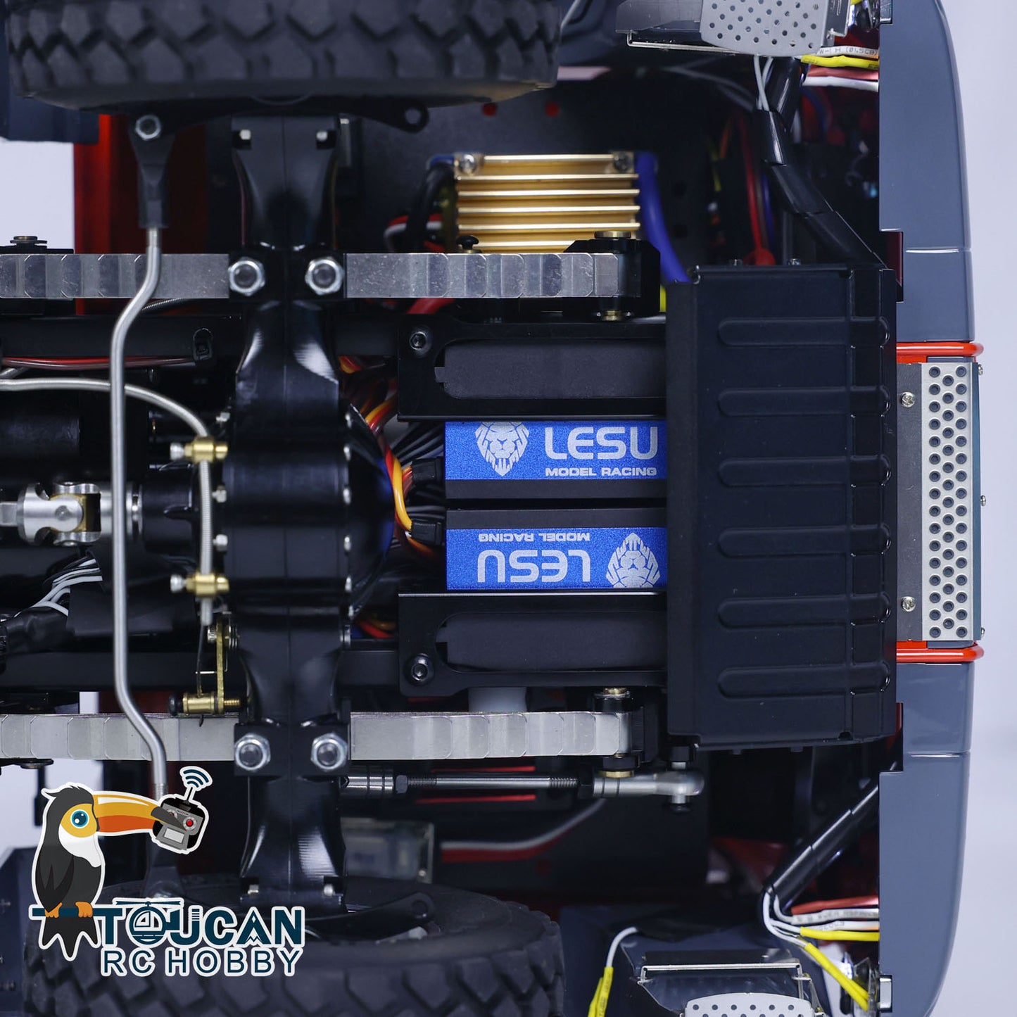 1/14 LESU Remote Control Hydraulic Roll on Off Dumper Truck TGS 8*8 RC Engineering Vehicle Tipper Model With 5 PC Servos