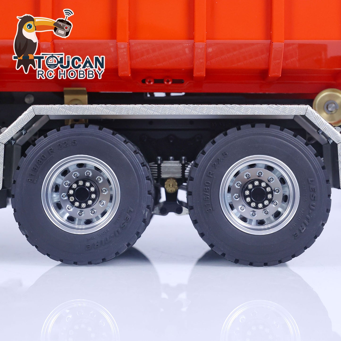 1/14 LESU Remote Control Hydraulic Roll on Off Dumper Truck TGS 8*8 RC Engineering Vehicle Tipper Model With 5 PC Servos
