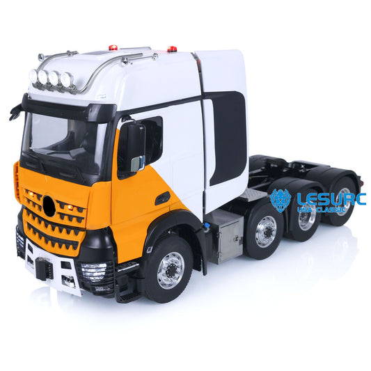 LESU 1/14 Heavy-duty Metal Chassis RC Highline Tractor Truck for DIY 3363 1851 Radio Control Car 3 Speed Gearbox Light Sound