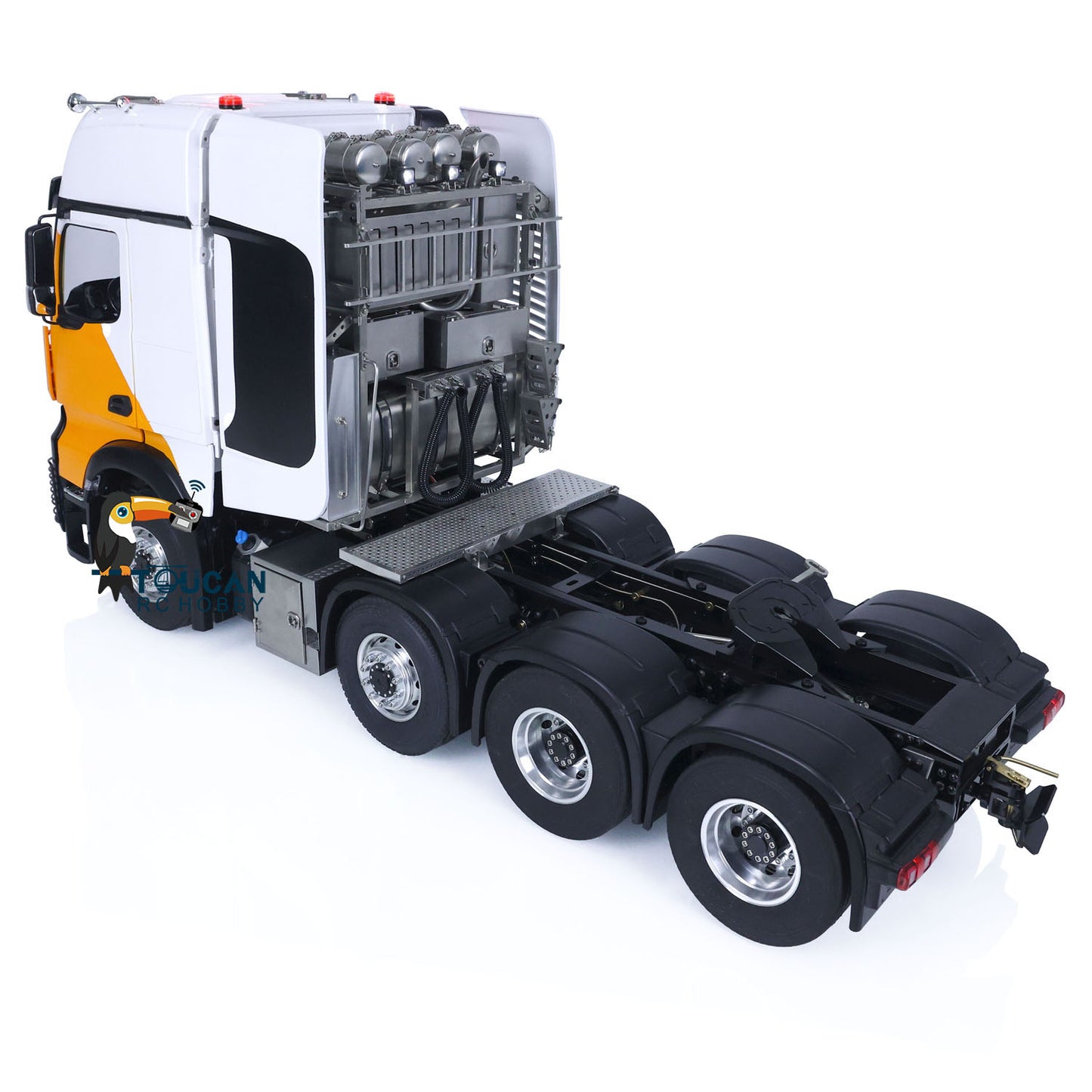 LESU 1/14 Heavy-duty Metal Chassis RC Highline Tractor Truck for DIY 3363 1851 Radio Control Car 3 Speed Gearbox Light Sound