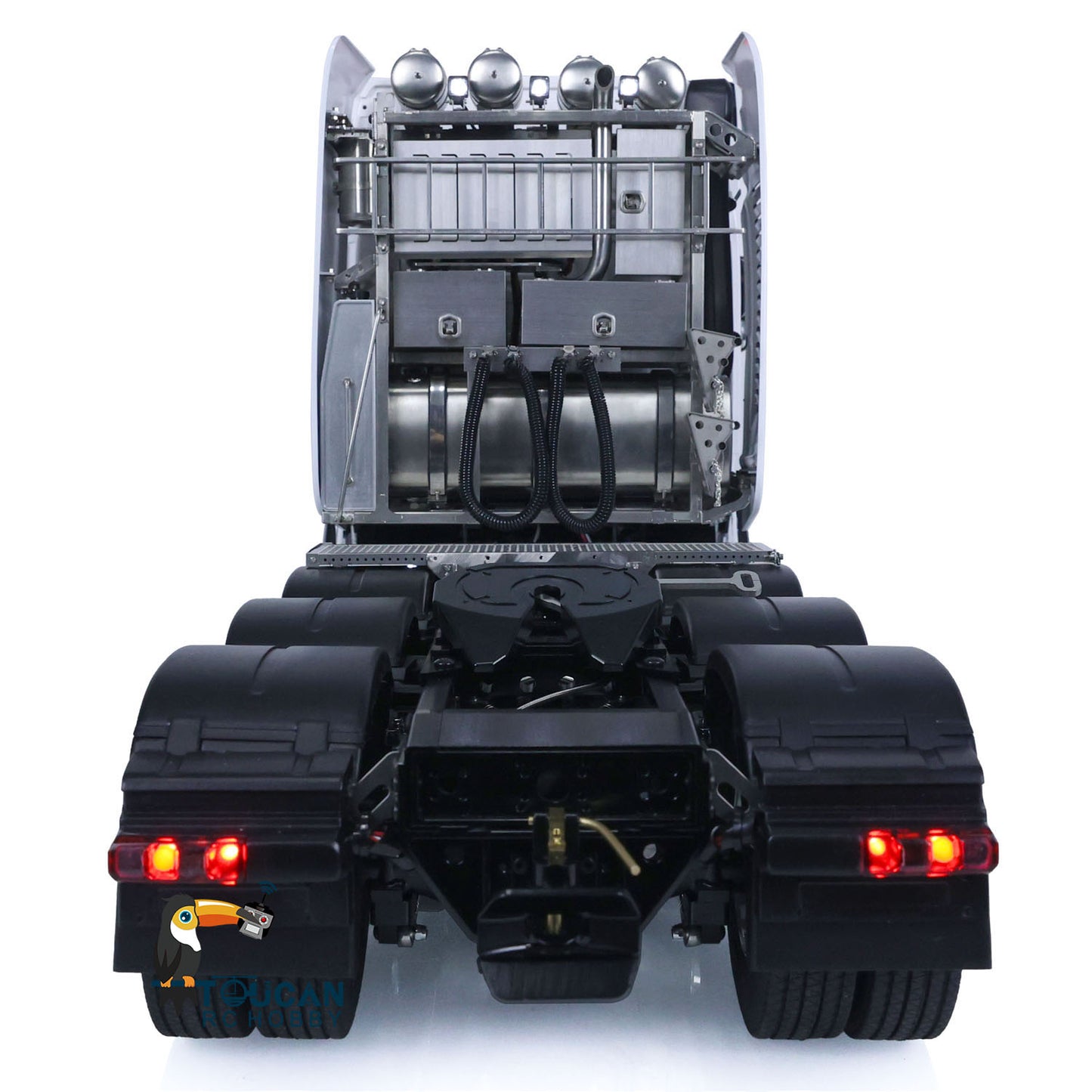 LESU 1/14 Heavy-duty Metal Chassis RC Highline Tractor Truck for DIY 3363 1851 Radio Control Car 3 Speed Gearbox Light Sound