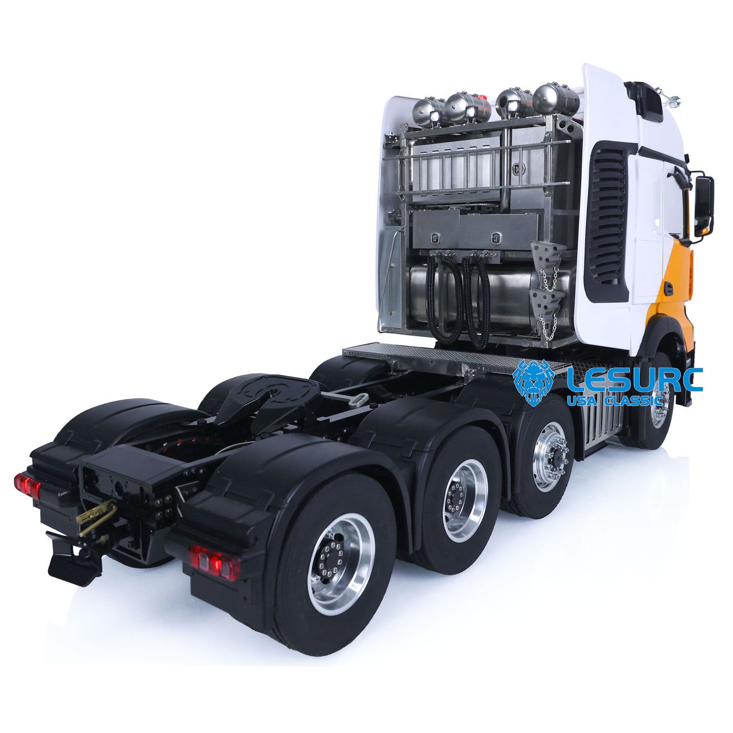 LESU 1/14 Heavy-duty Metal Chassis RC Highline Tractor Truck for DIY 3363 1851 Radio Control Car W/ 3 Speed Gearbox Light Sound