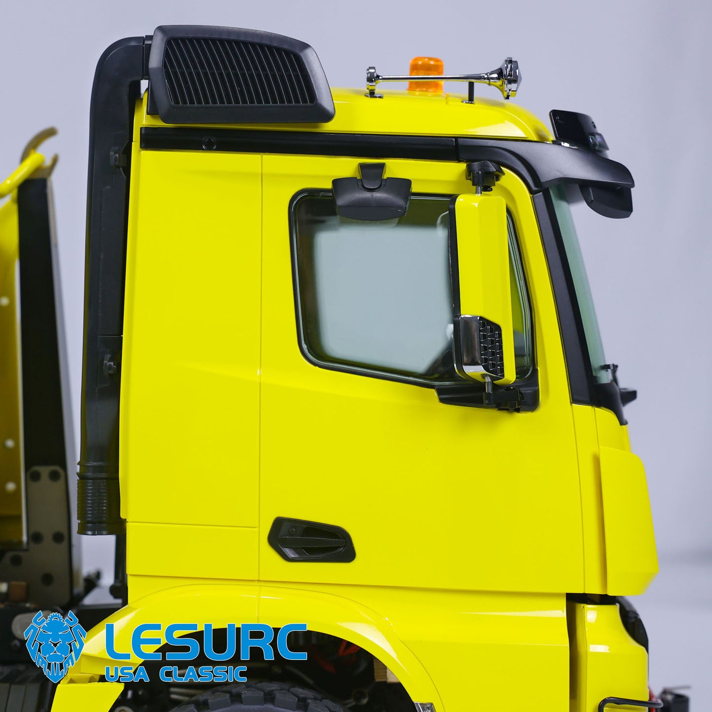 LESU Z0036 1/14 Metal 8x8 Hydraulic RC Roll On Off Dump Truck with 2 Speed Transmission Light Sound Hooks for Engineering Model Hobbyists