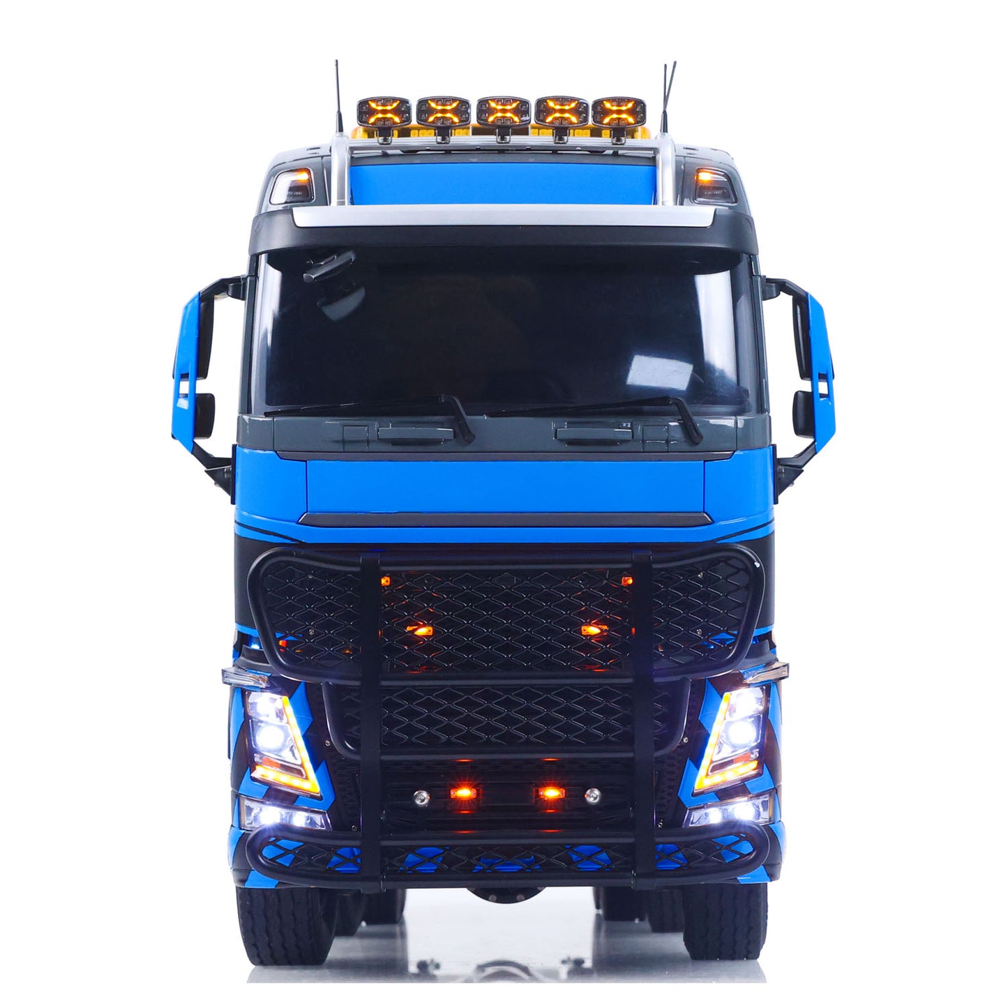 TOUCAN 1/14 Remote Control Tractor Truck LESU 8x8 Metal Chassis ST8 Radio System 2 Speed Gearbox Light Sounds Smoke Axle Locks