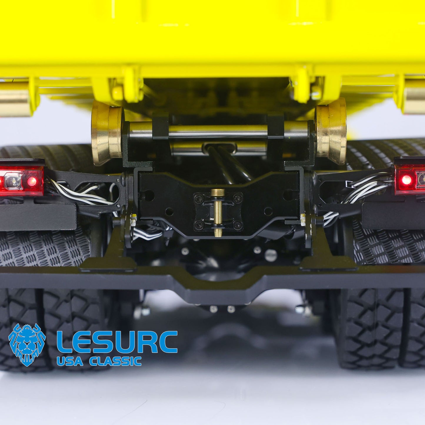 LESU Z0036 1/14 Metal 8x8 Hydraulic RC Roll On Off Dump Truck with 2 Speed Transmission Light Sound Hooks for Engineering Model Hobbyists